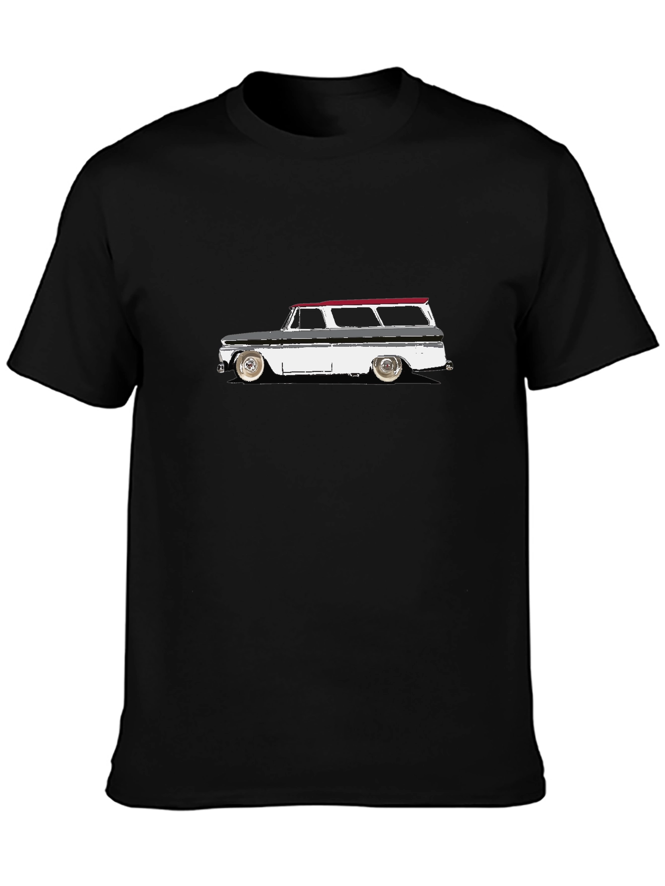 Classic Car T-Shirt: Lowrider Wagon Style