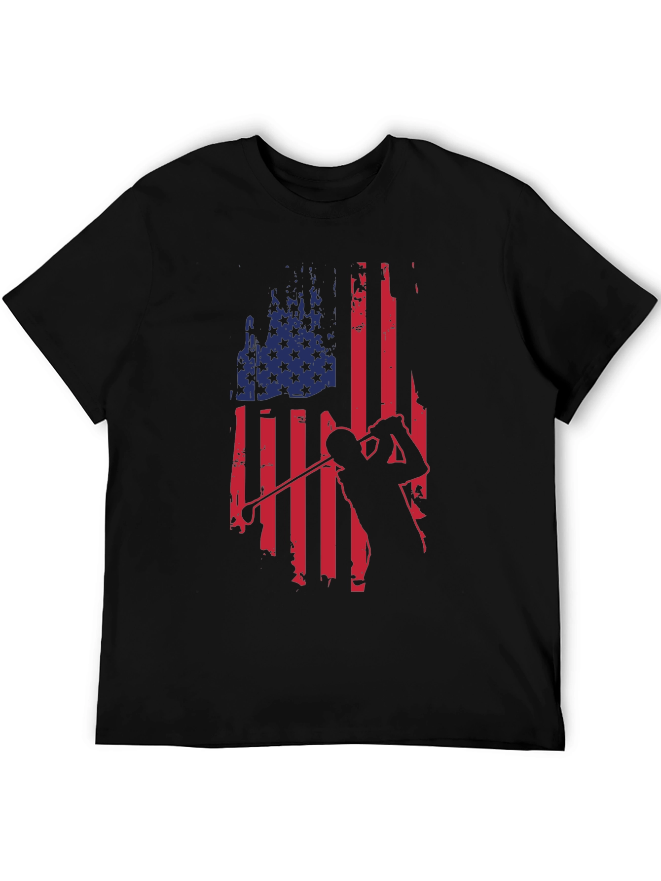 American Flag Golf T-Shirt