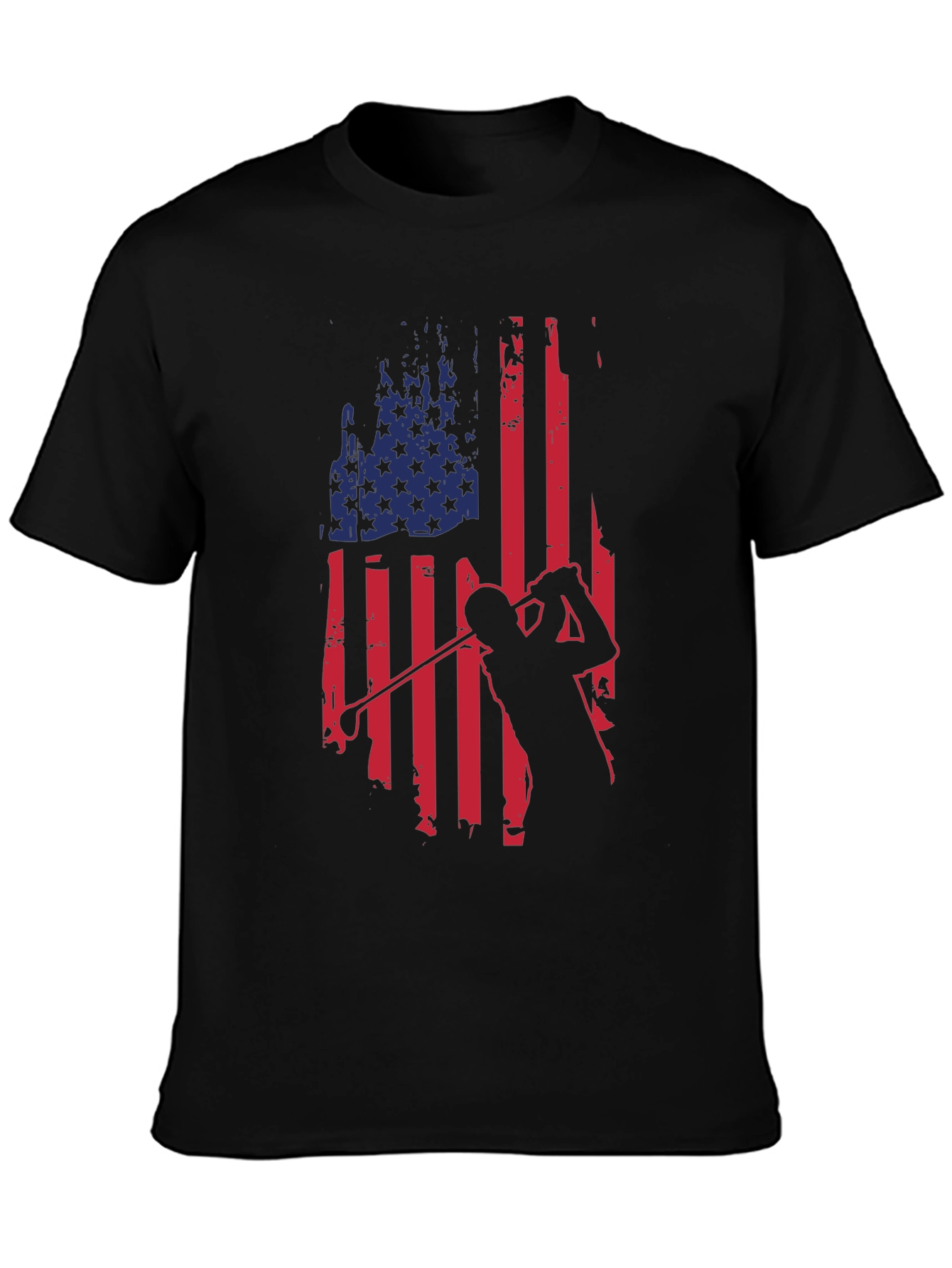 American Flag Golf T-Shirt