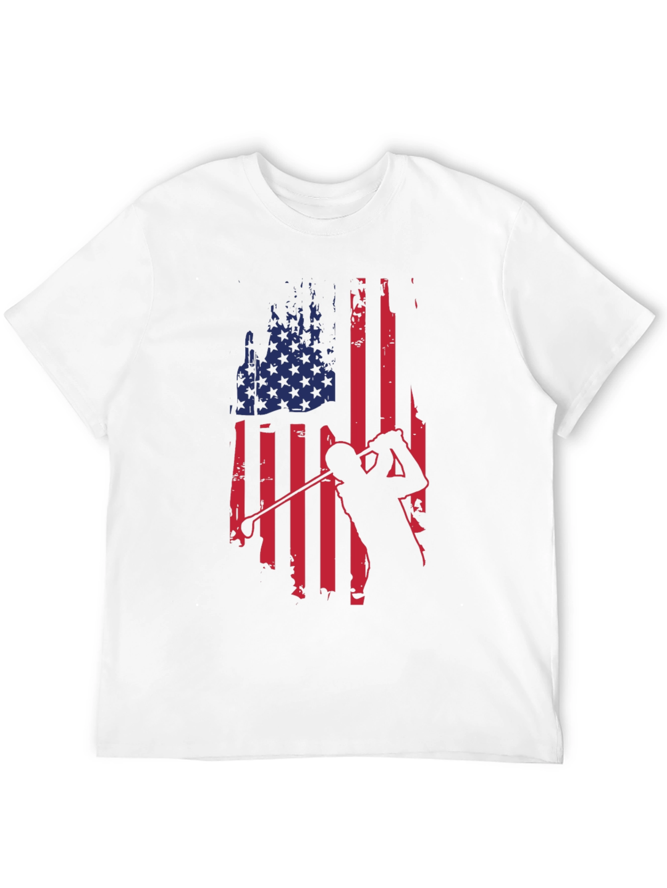 American Flag Golf T-Shirt