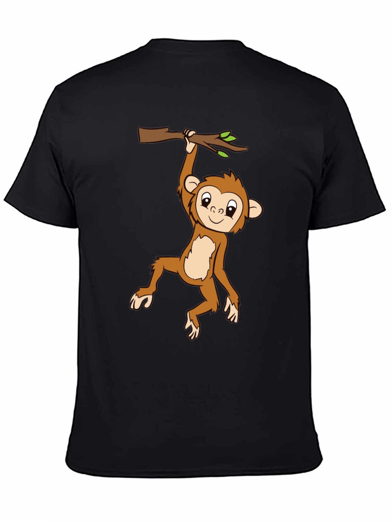 Monkey Hanging From a Tree Branch T-Shirt