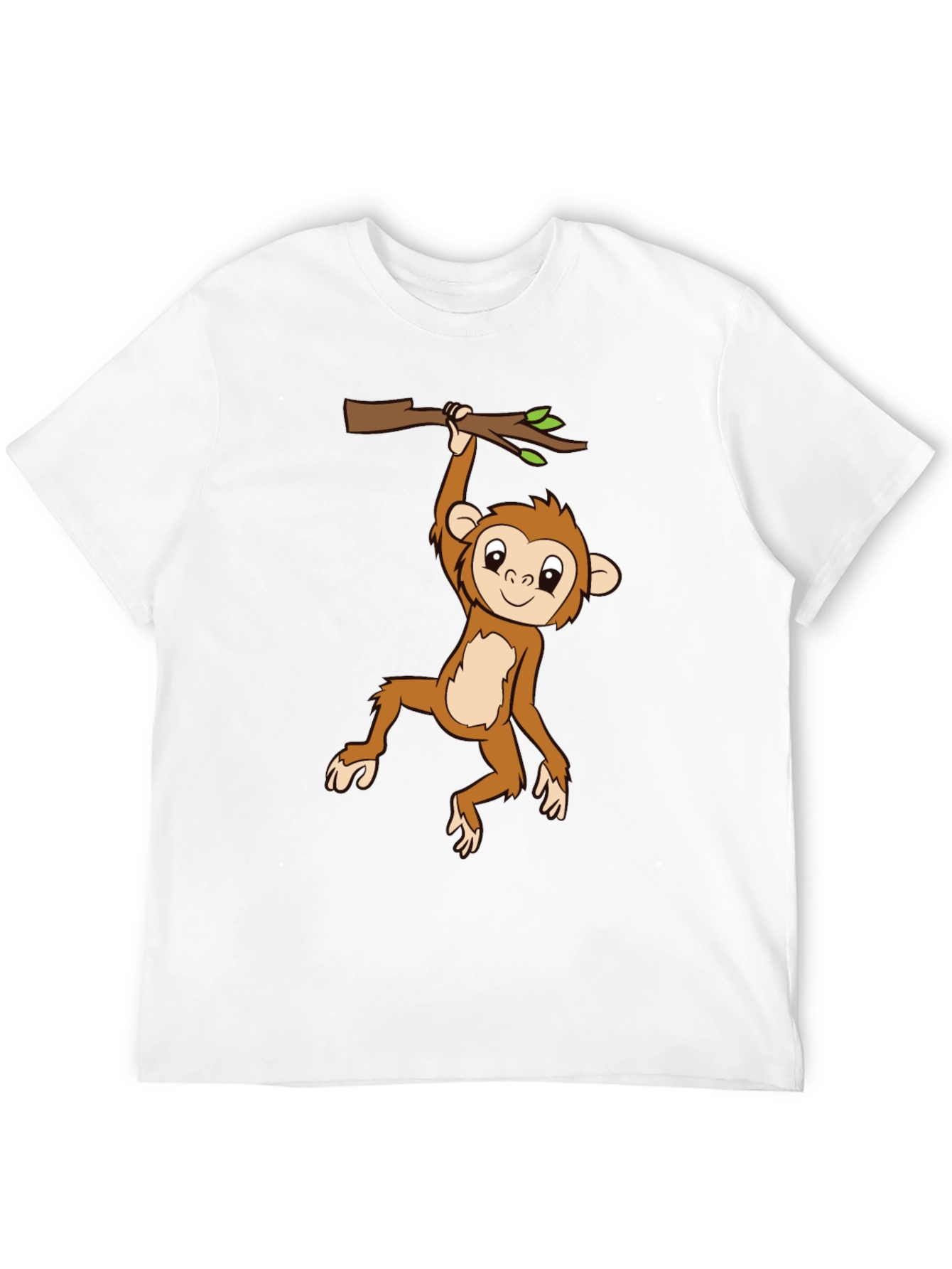 Monkey Hanging From a Tree Branch T-Shirt