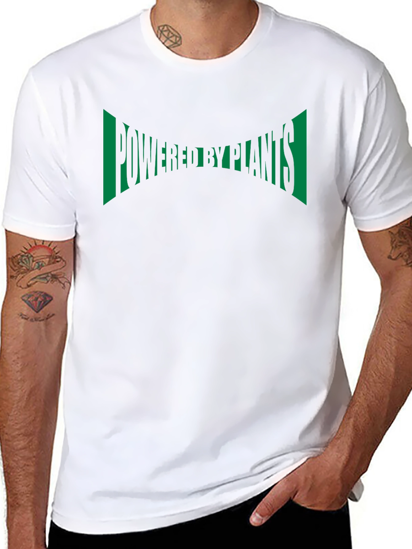 Powered By Plants Graphic Tee - Vegan Style