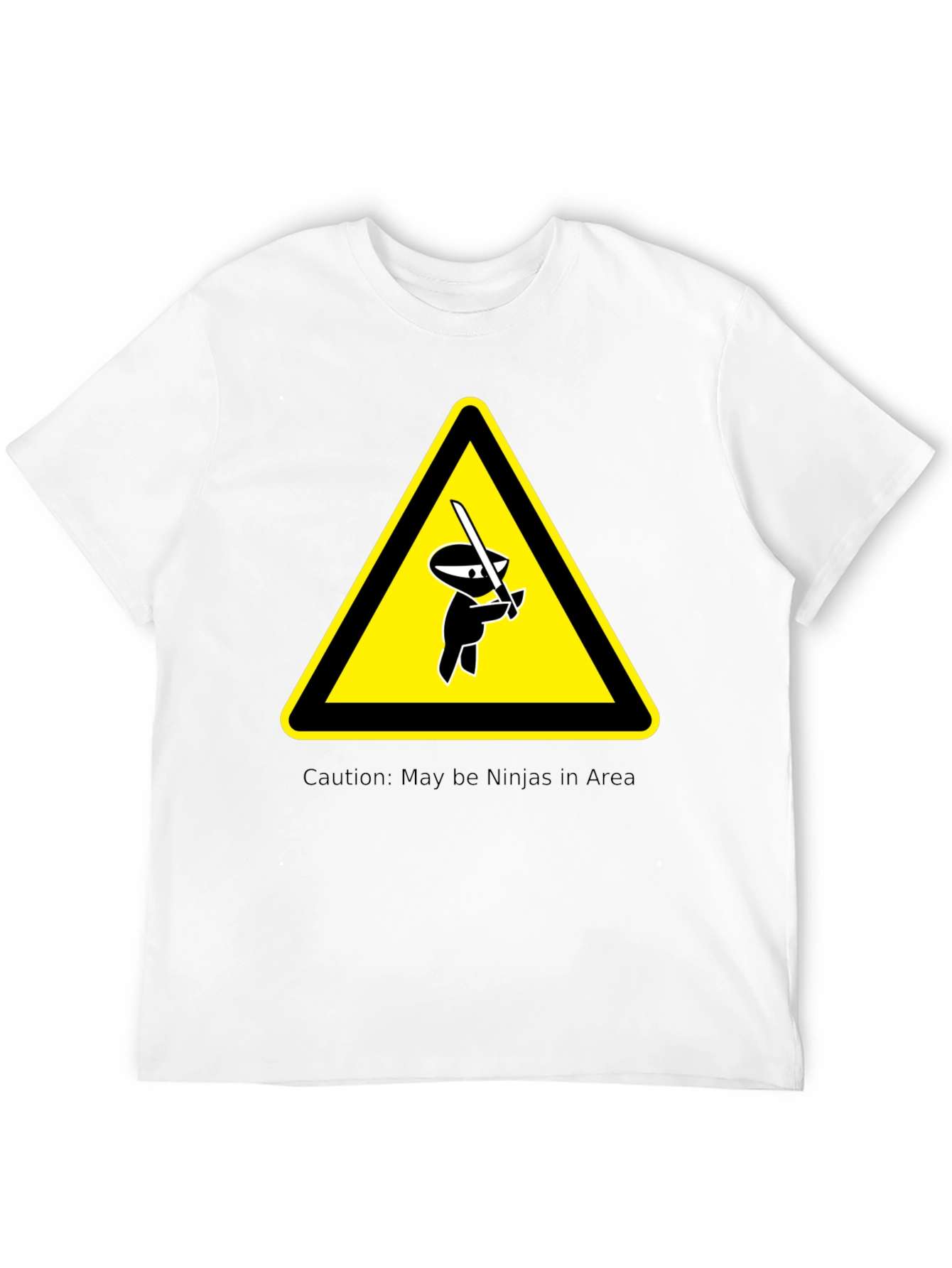 Caution Ninja T-Shirt - Danger Zone Style