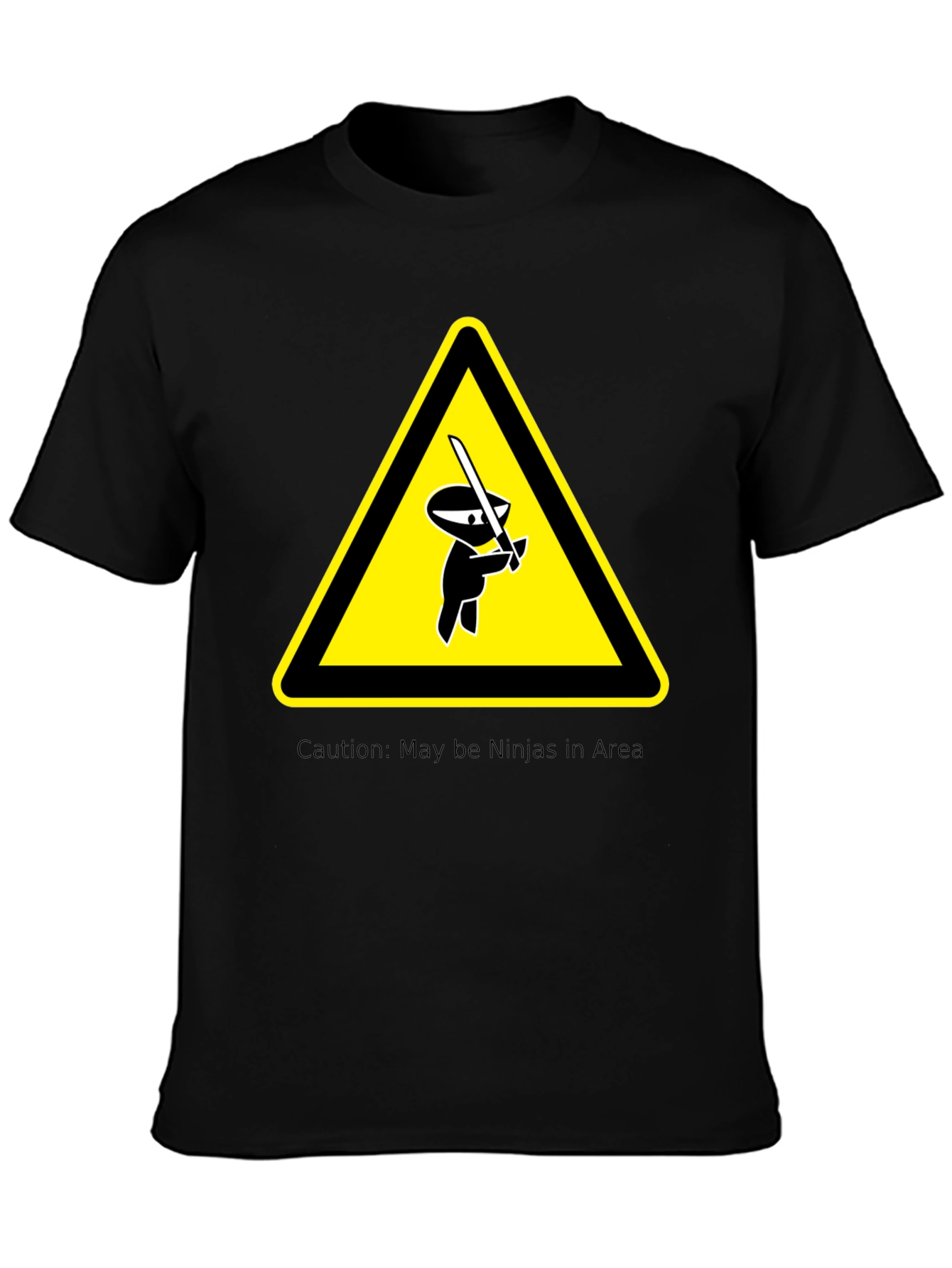 Caution Ninja T-Shirt - Danger Zone Style