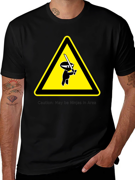 Caution Ninja T-Shirt - Danger Zone Style