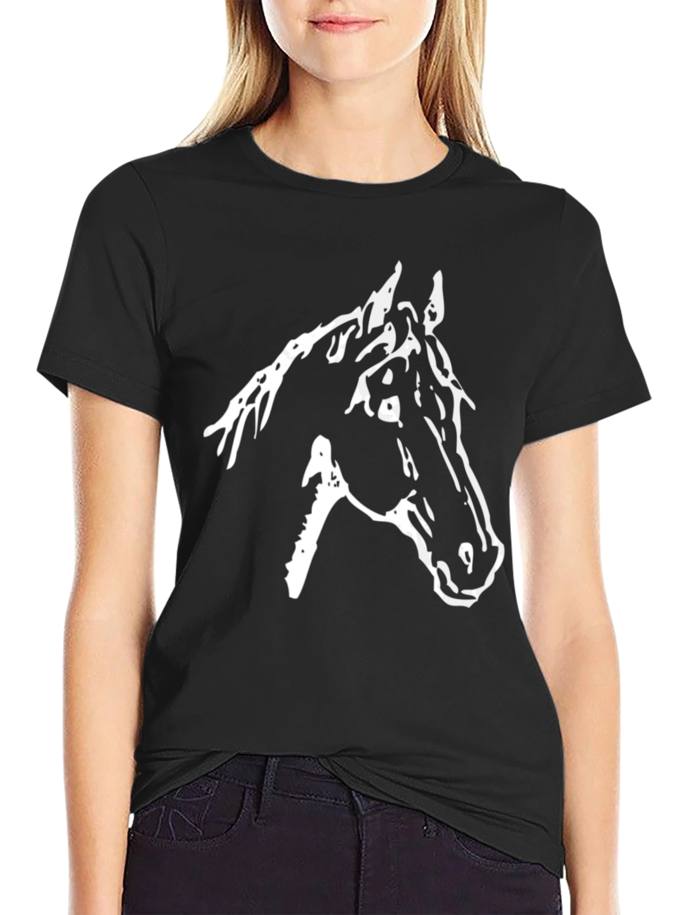 Black Horse Graphic Tee - Unisex