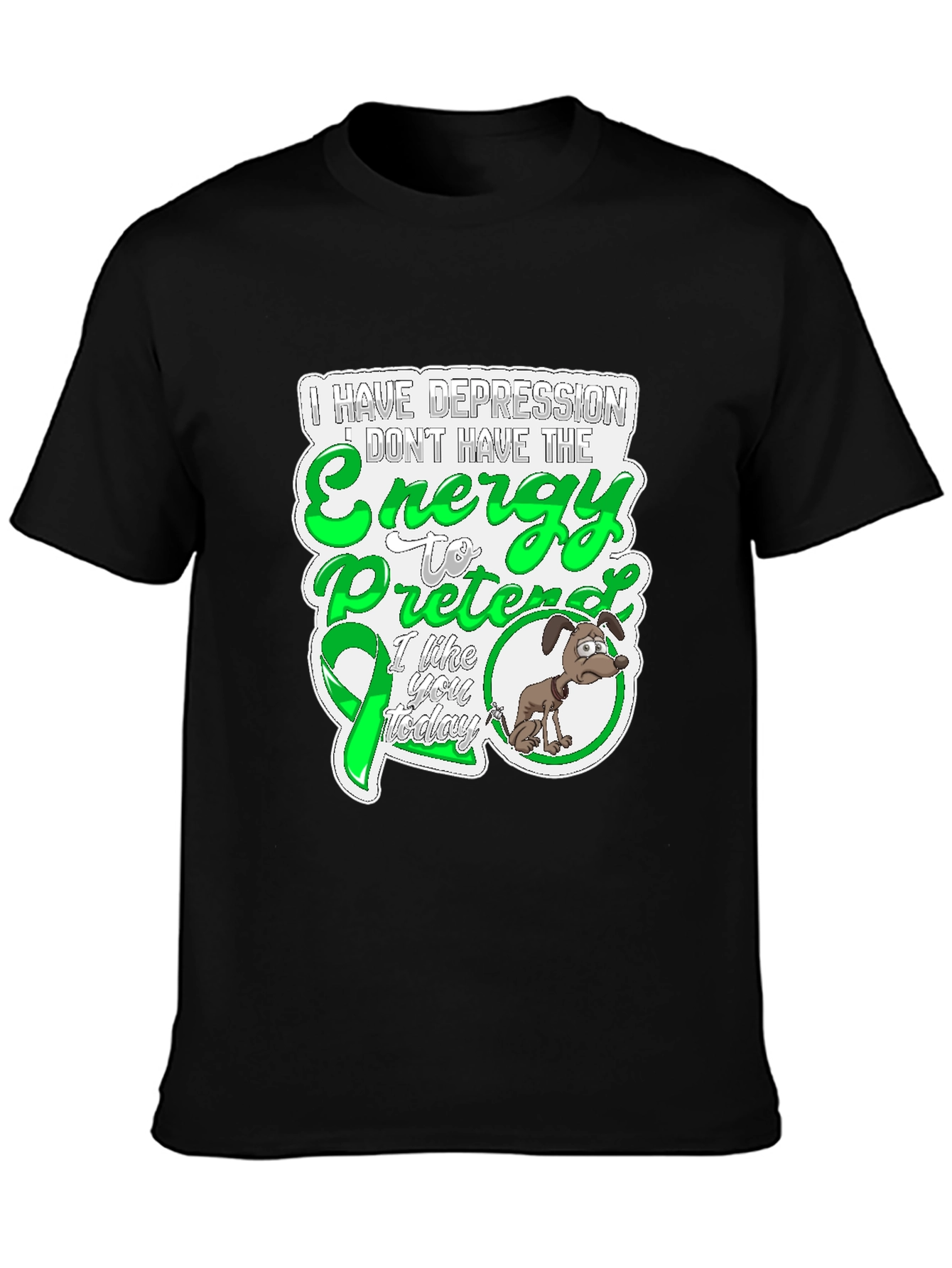 Depression Awareness T-Shirt - Energy to Pretend