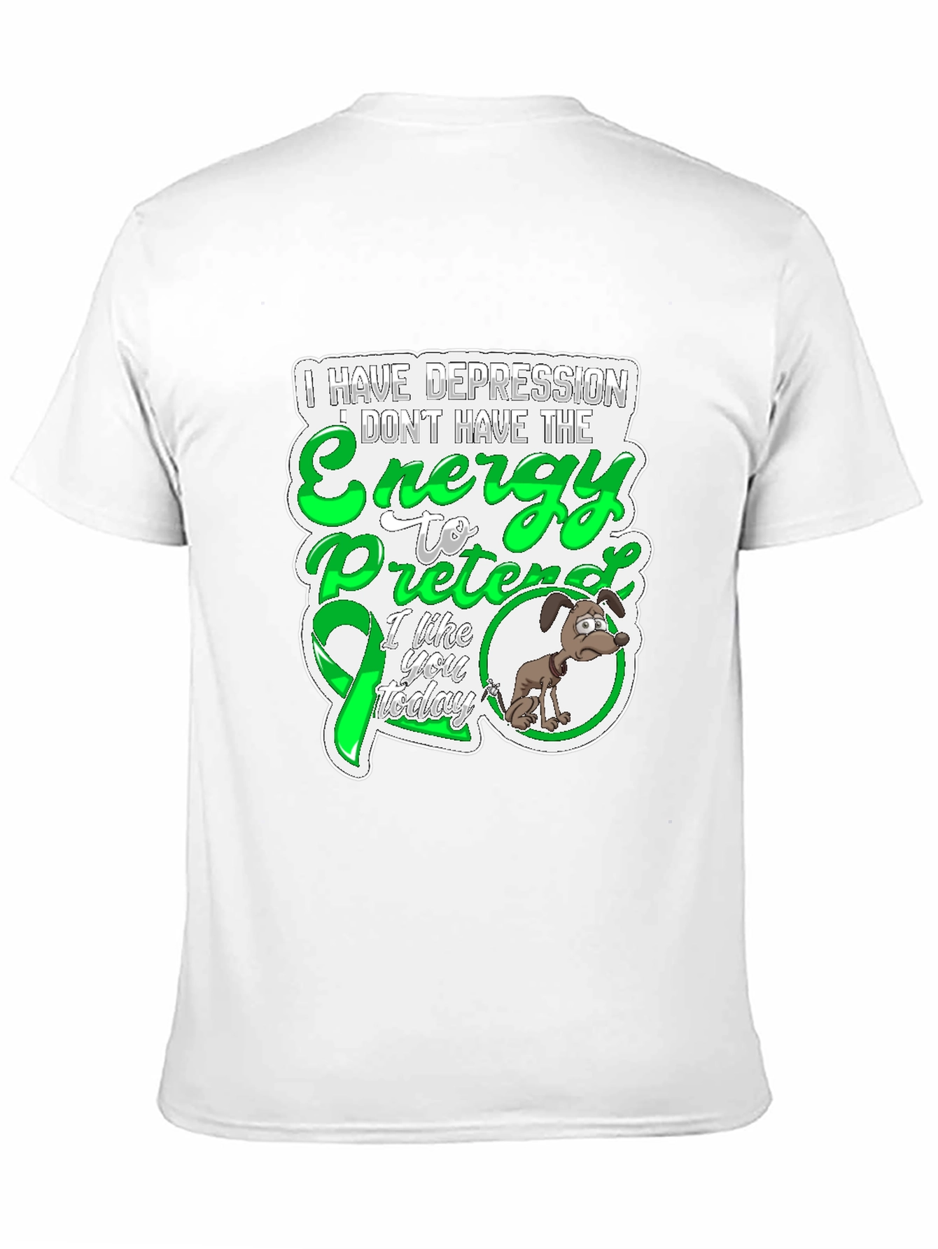 Depression Awareness T-Shirt - Energy to Pretend