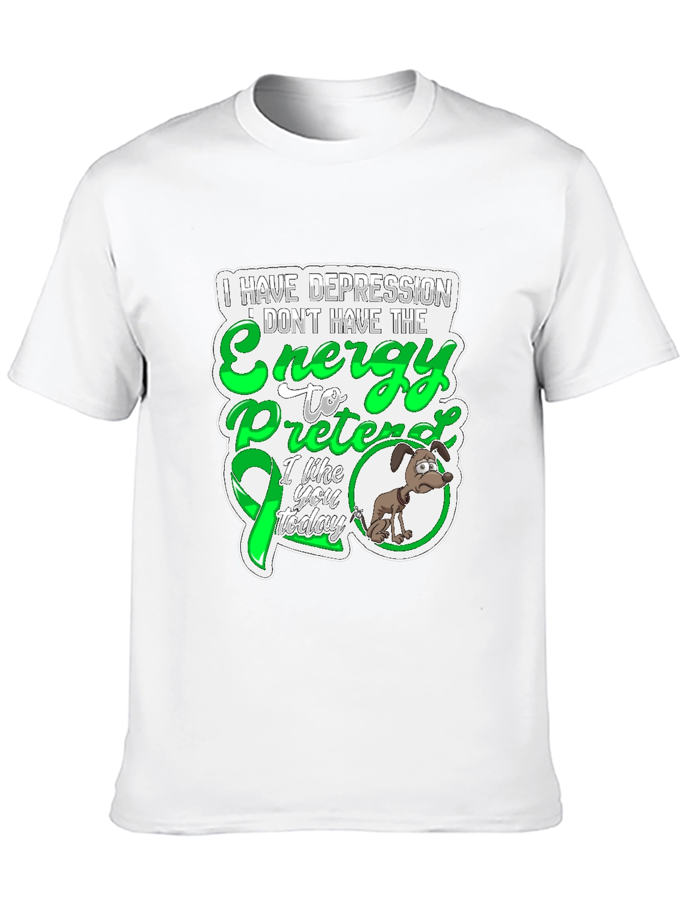 Depression Awareness T-Shirt - Energy to Pretend