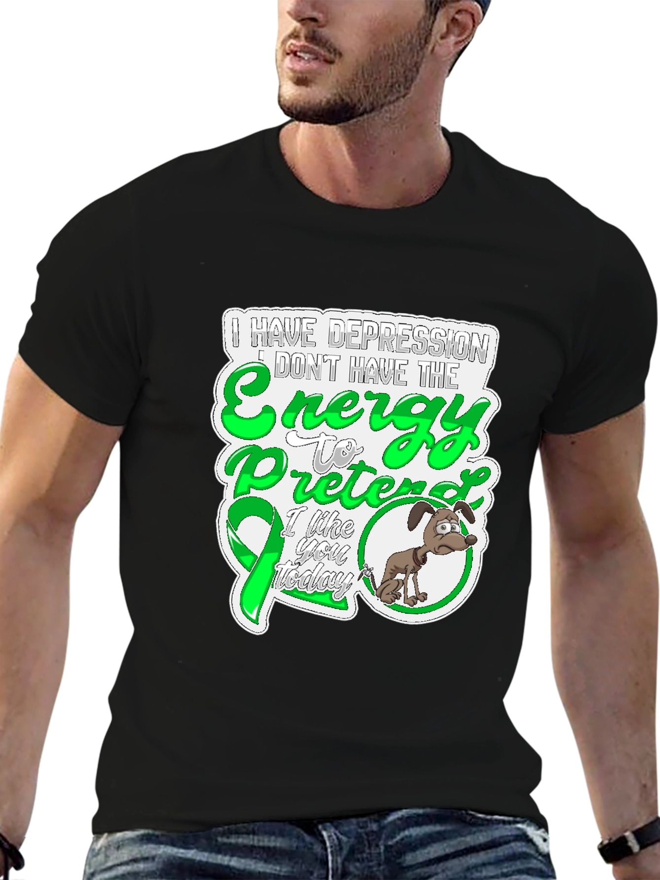 Depression Awareness T-Shirt - Energy to Pretend