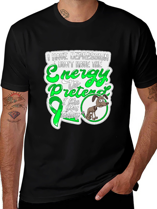 Depression Awareness T-Shirt - Energy to Pretend