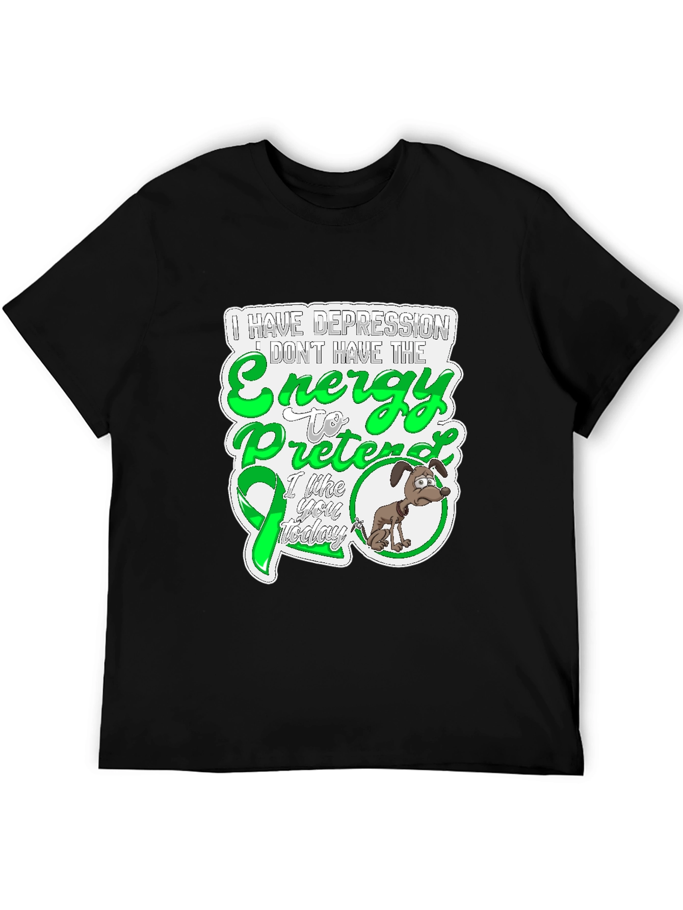 Depression Awareness T-Shirt - Energy to Pretend
