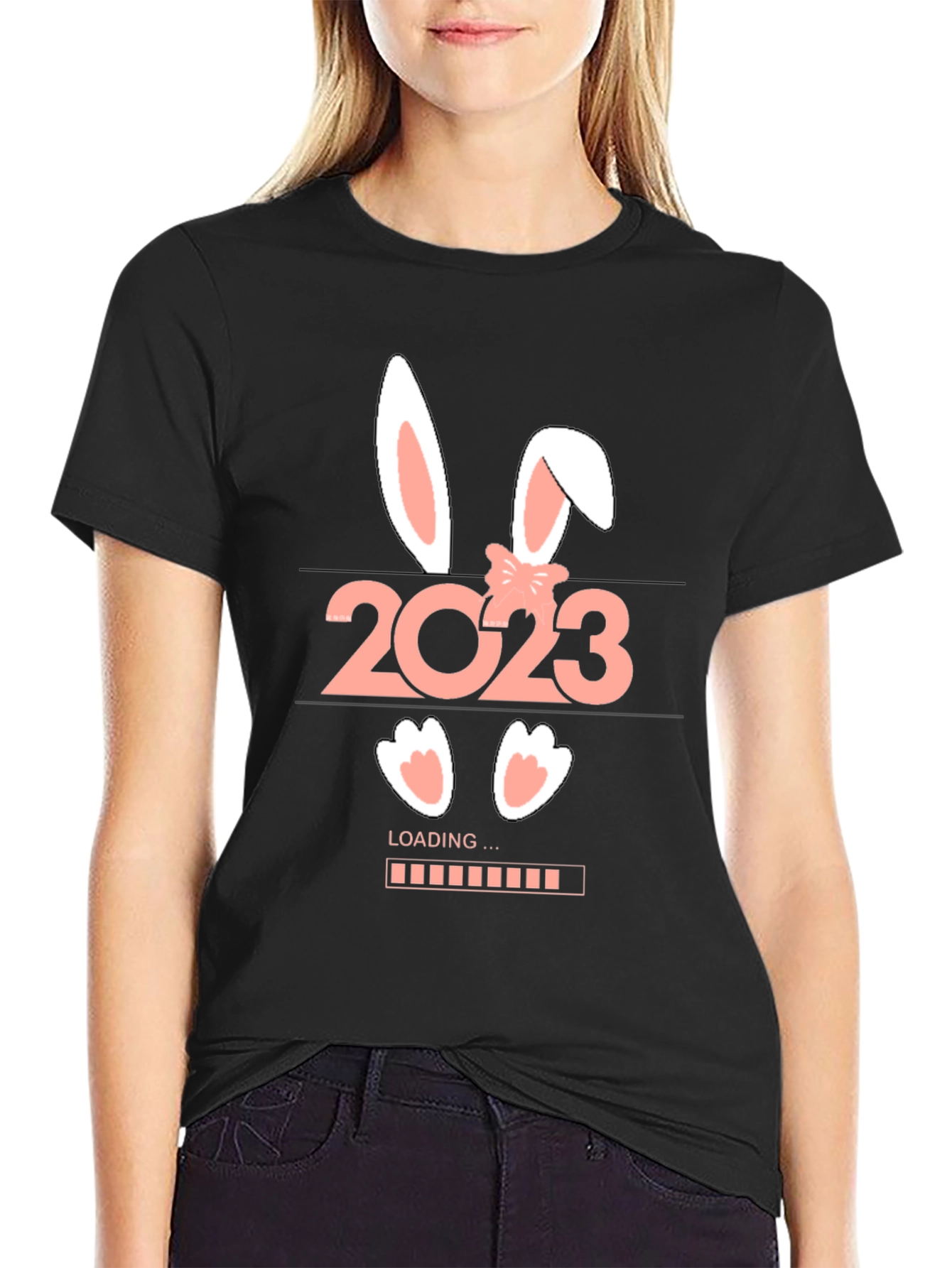 2023 Easter Loading Bunny T-Shirt