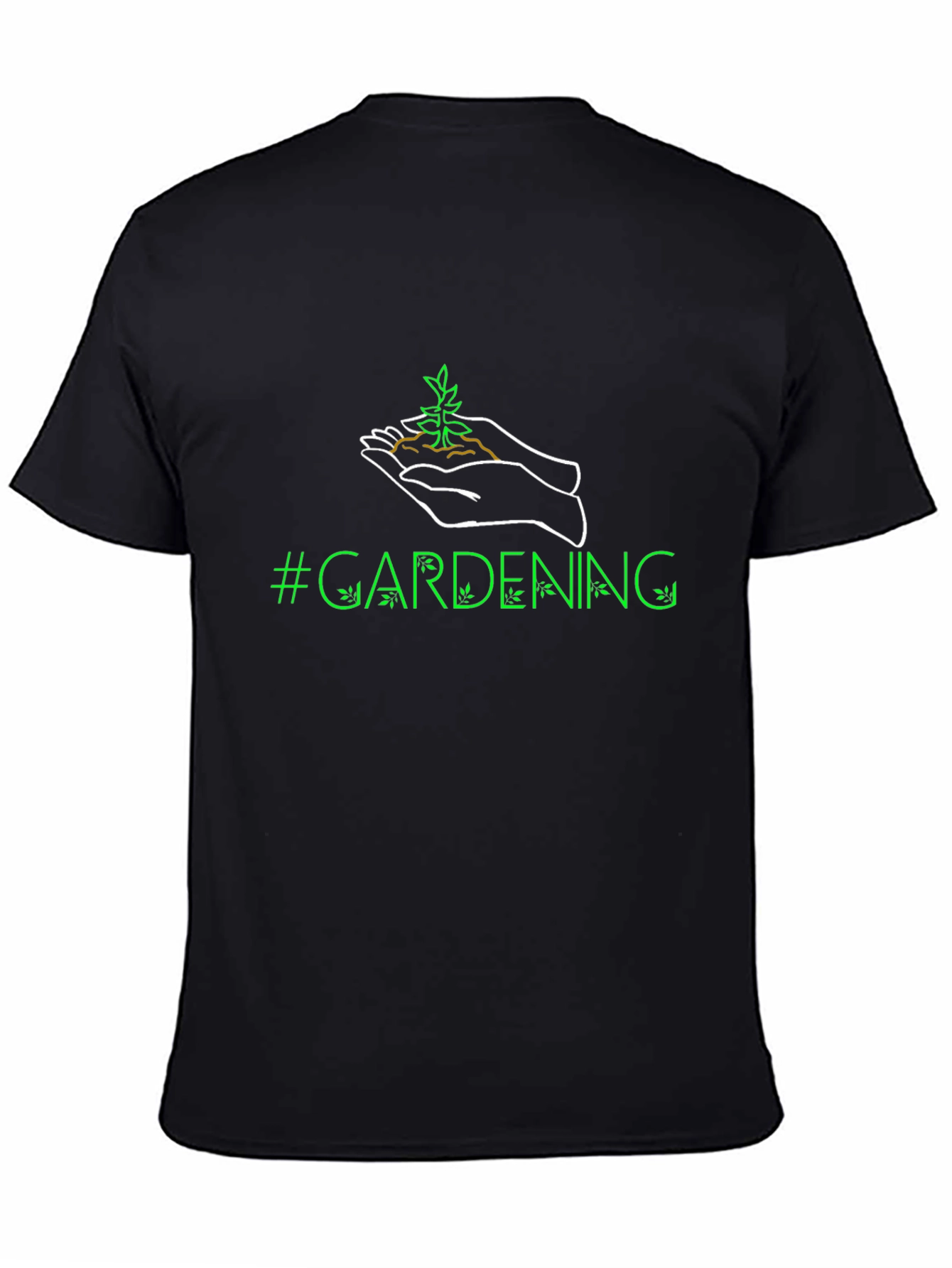 Gardening Graphic T-Shirt - Black
