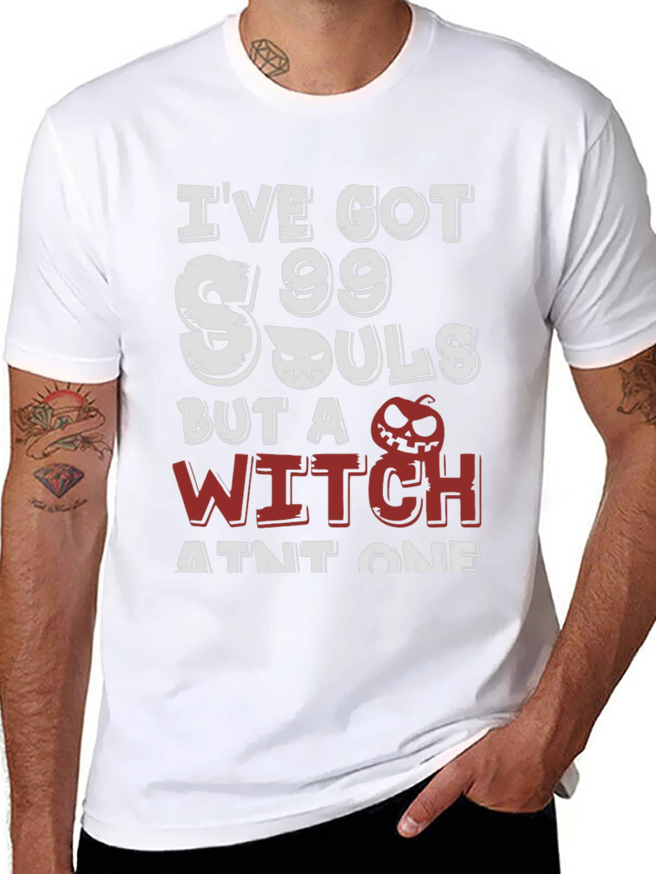 Ive Got 99 Souls Halloween Graphic Tee