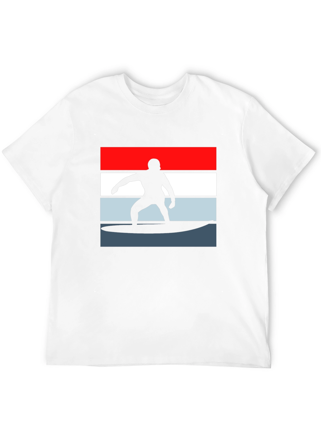 Retro Surfer Silhouette Tee