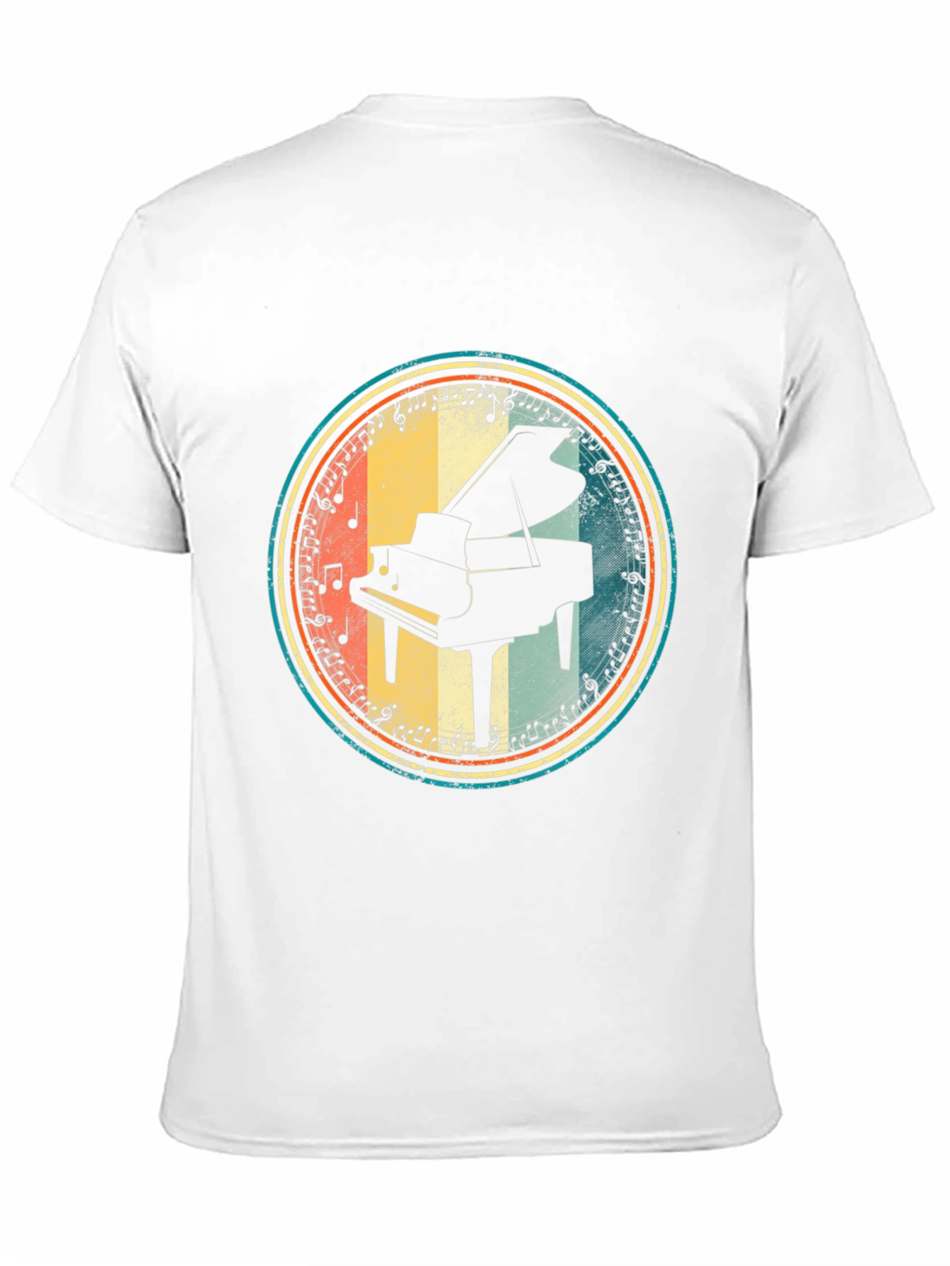 Retro Piano Music T-Shirt