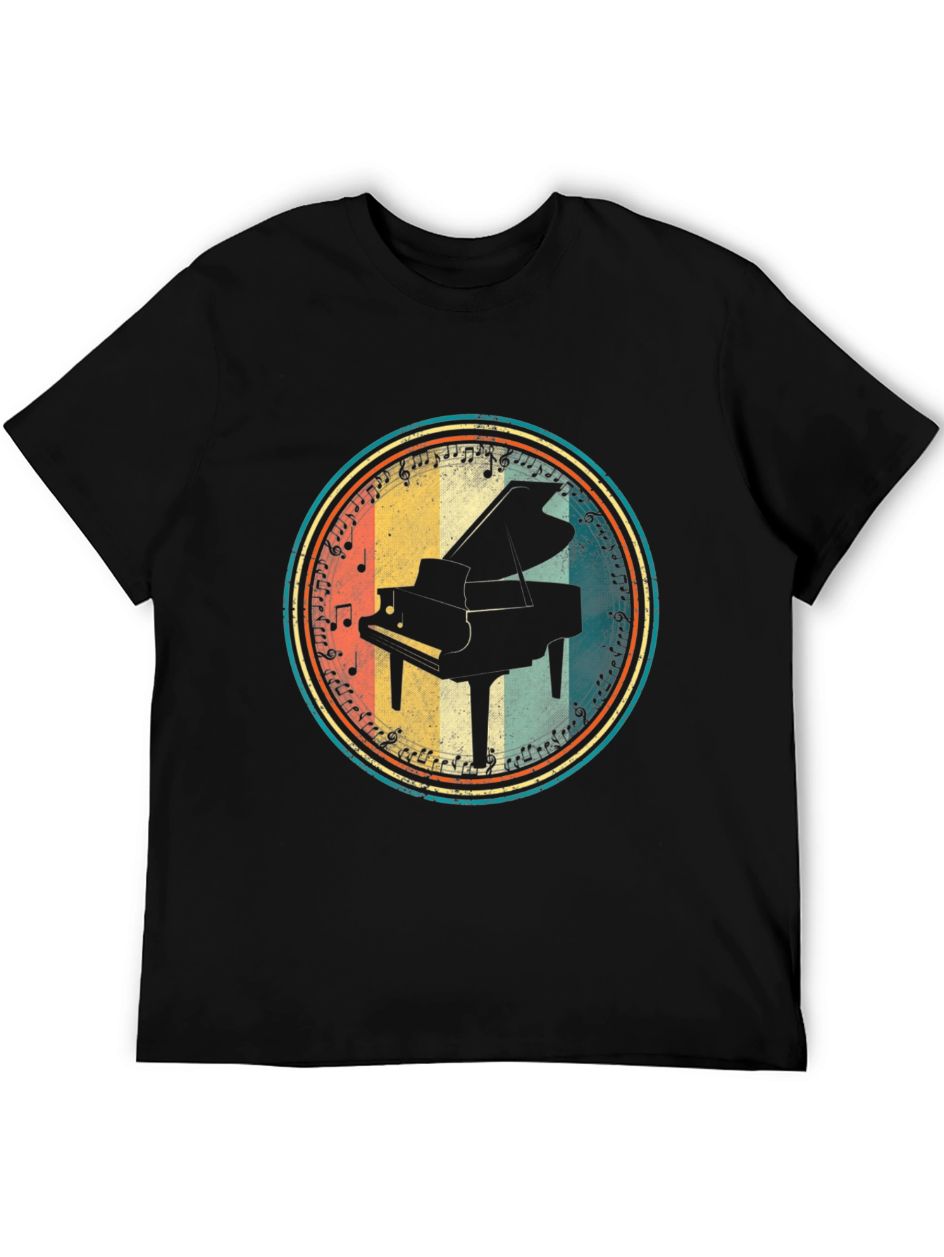 Retro Piano Music T-Shirt