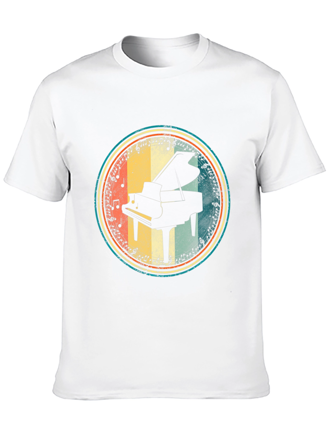 Retro Piano Music T-Shirt