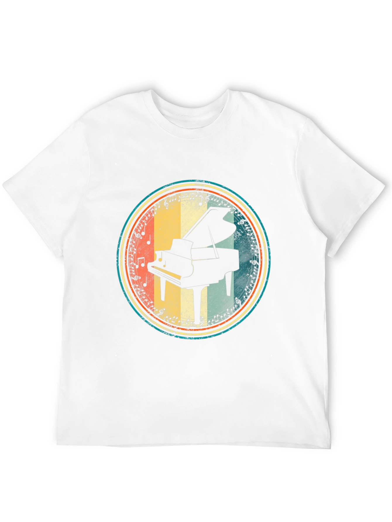 Retro Piano Music T-Shirt