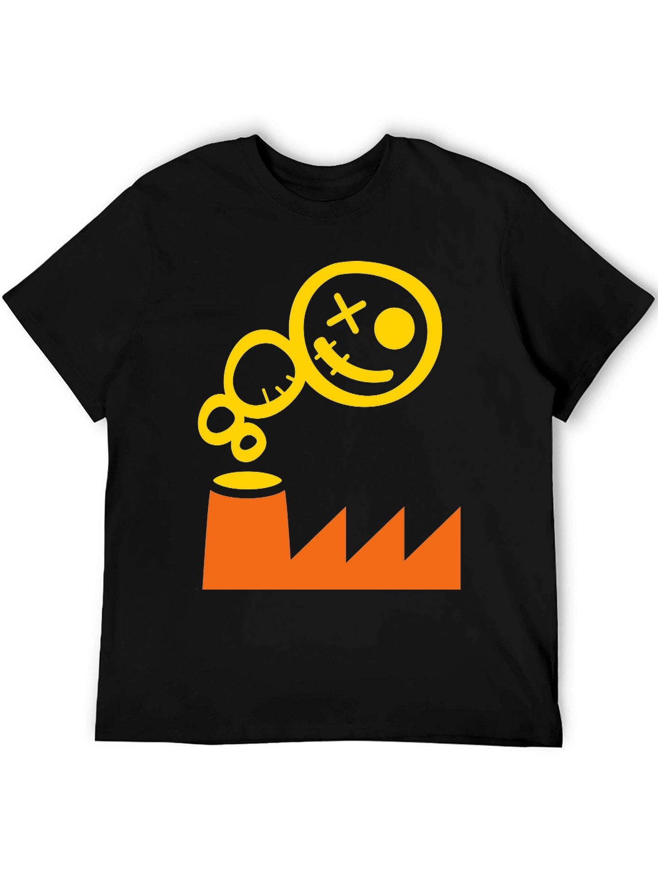 Smiley Factory T-Shirt - Black Graphic Tee