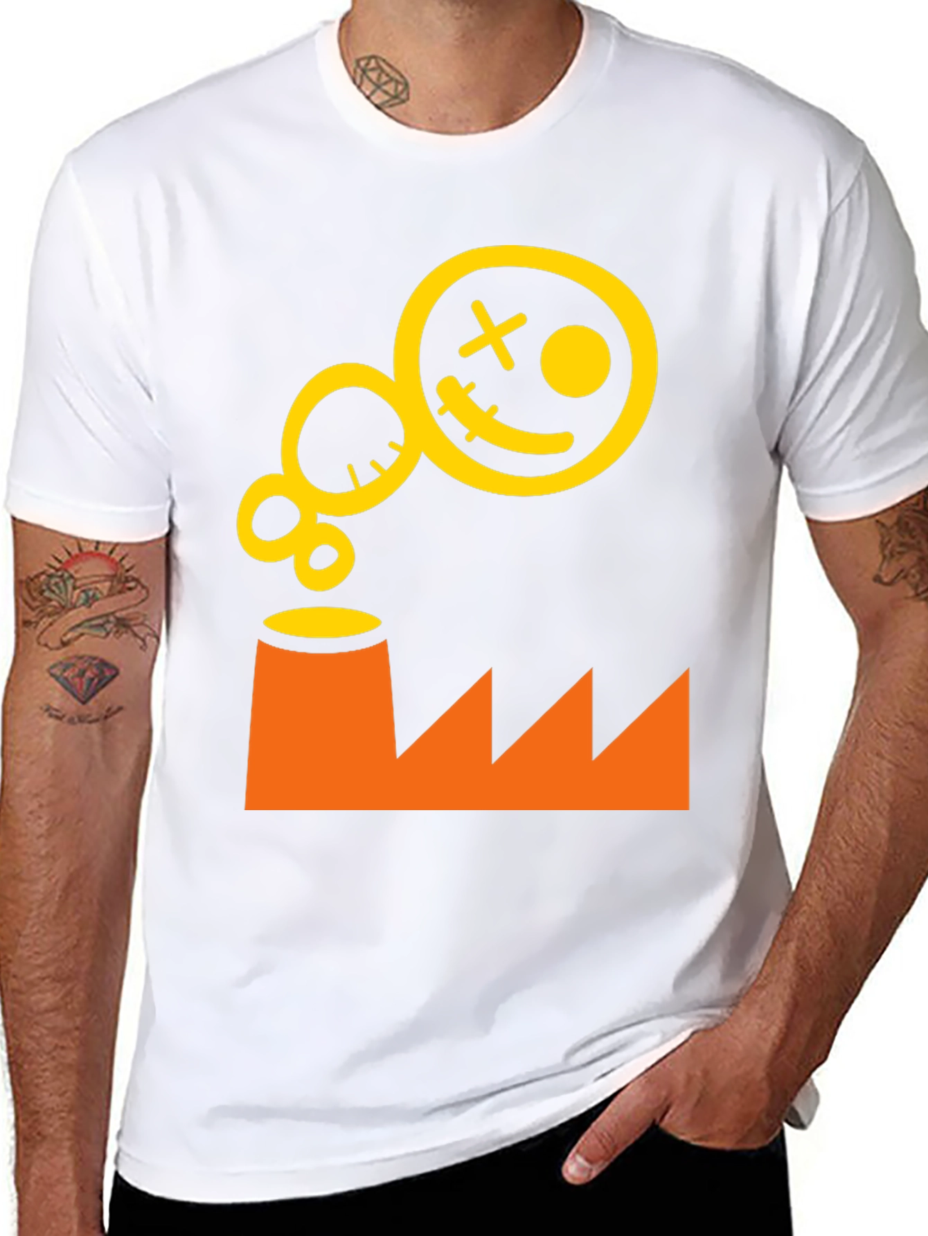 Smiley Factory T-Shirt - Black Graphic Tee