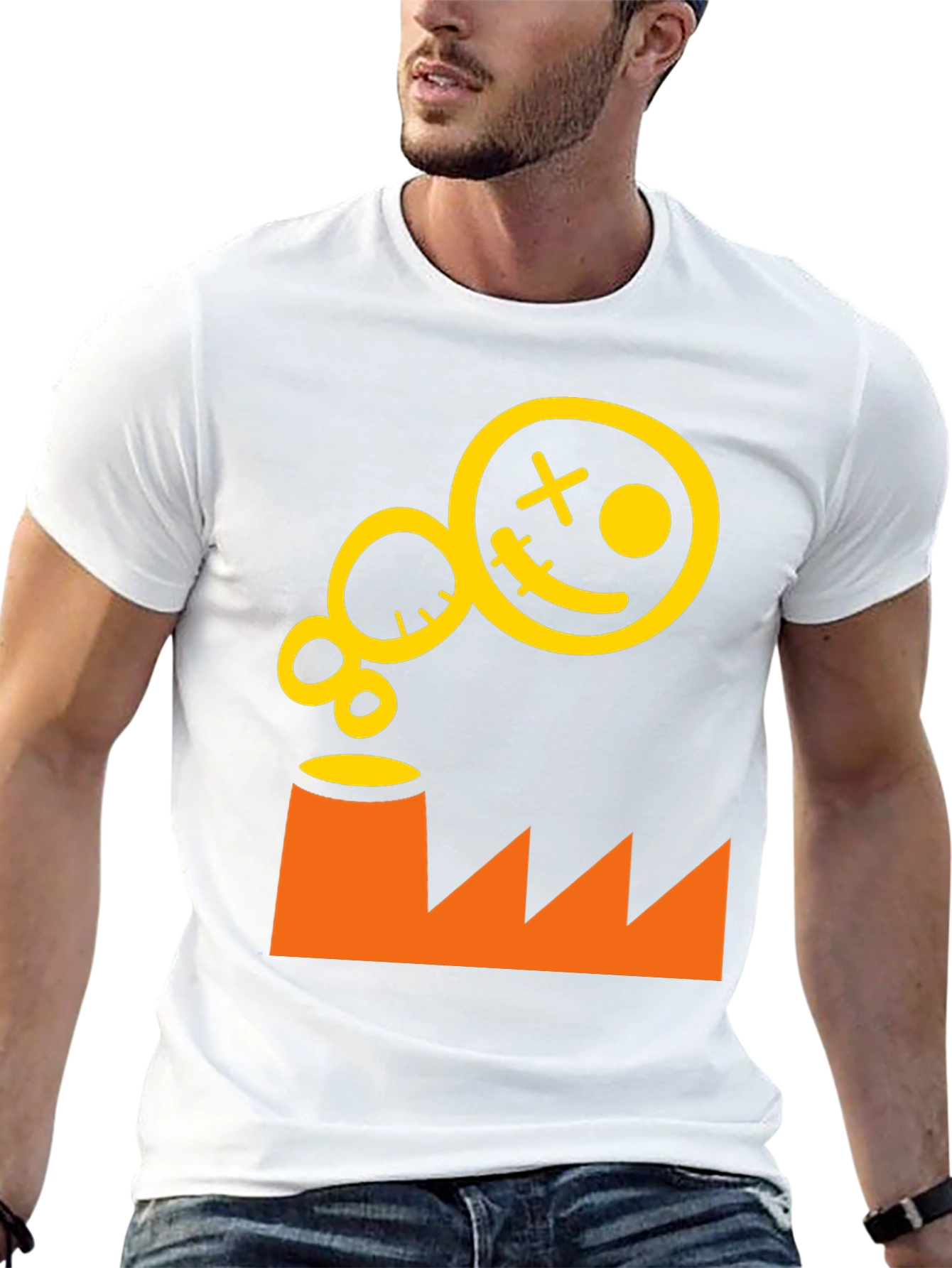 Smiley Factory T-Shirt - Black Graphic Tee