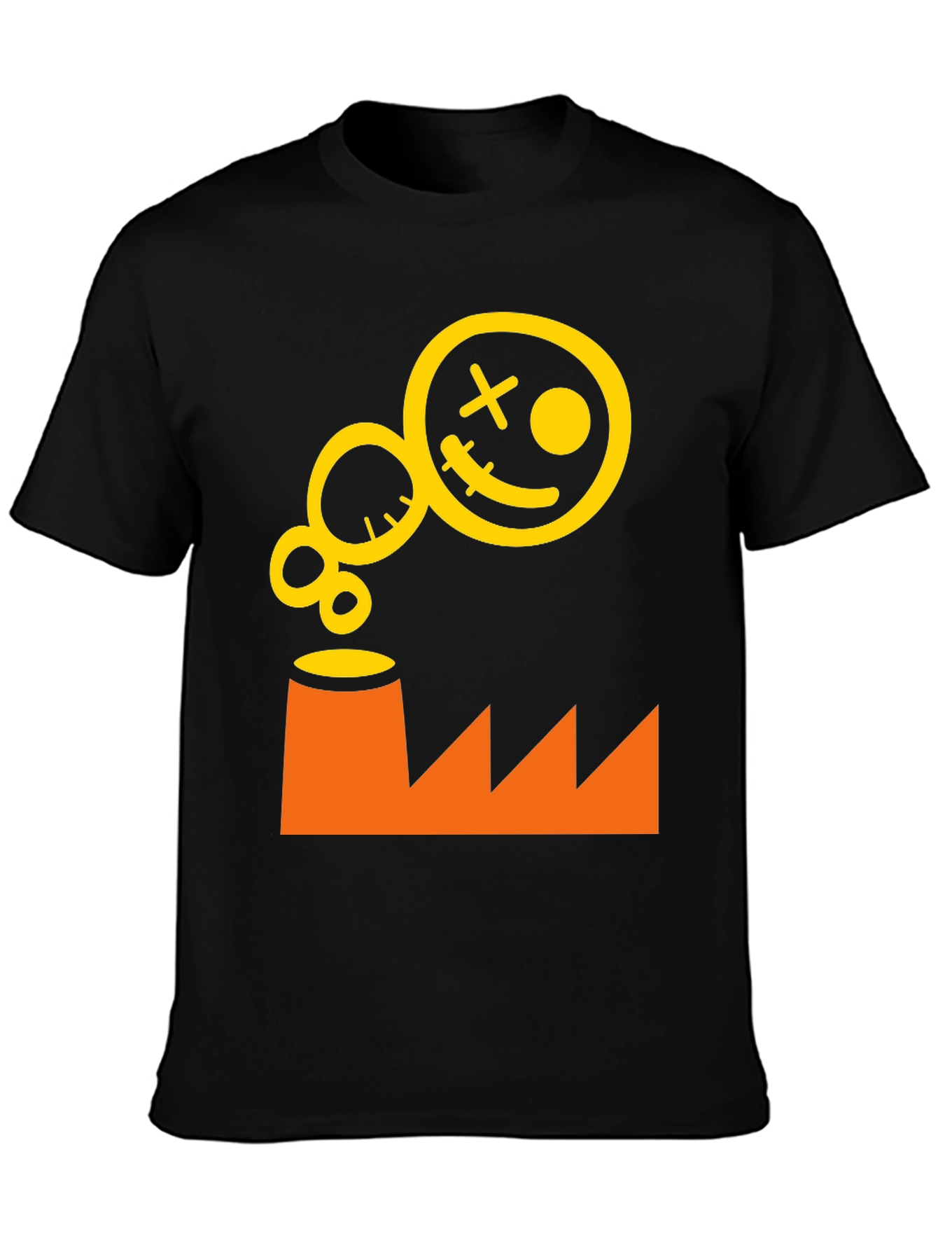 Smiley Factory T-Shirt - Black Graphic Tee