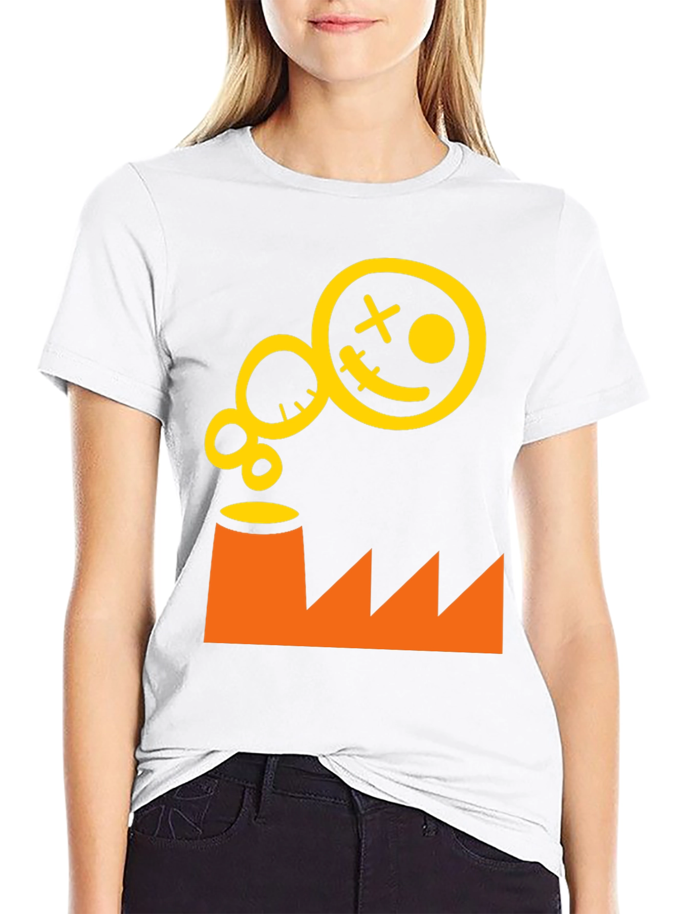 Smiley Factory T-Shirt - Black Graphic Tee