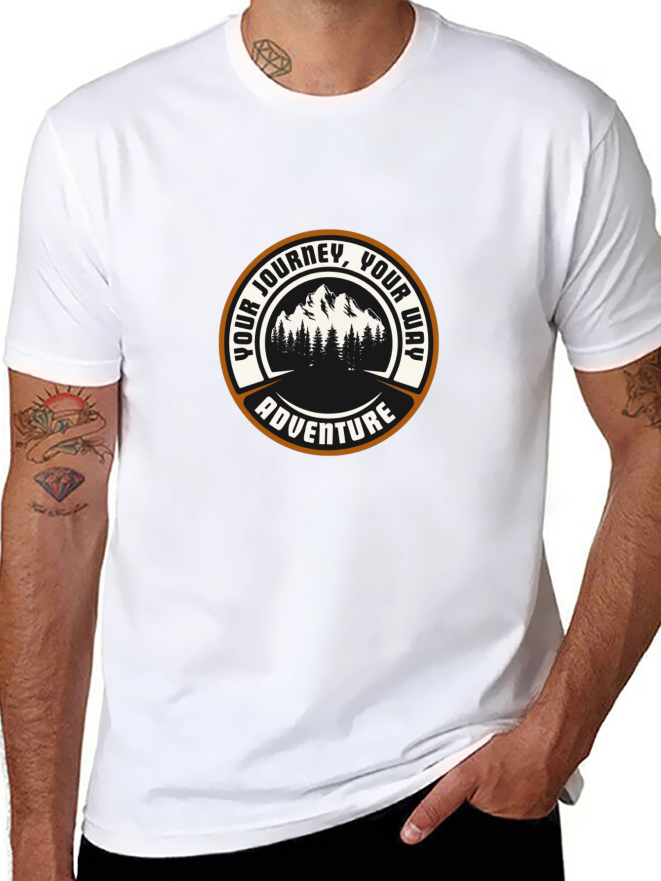 Adventure Awaits: Mens Graphic Tee