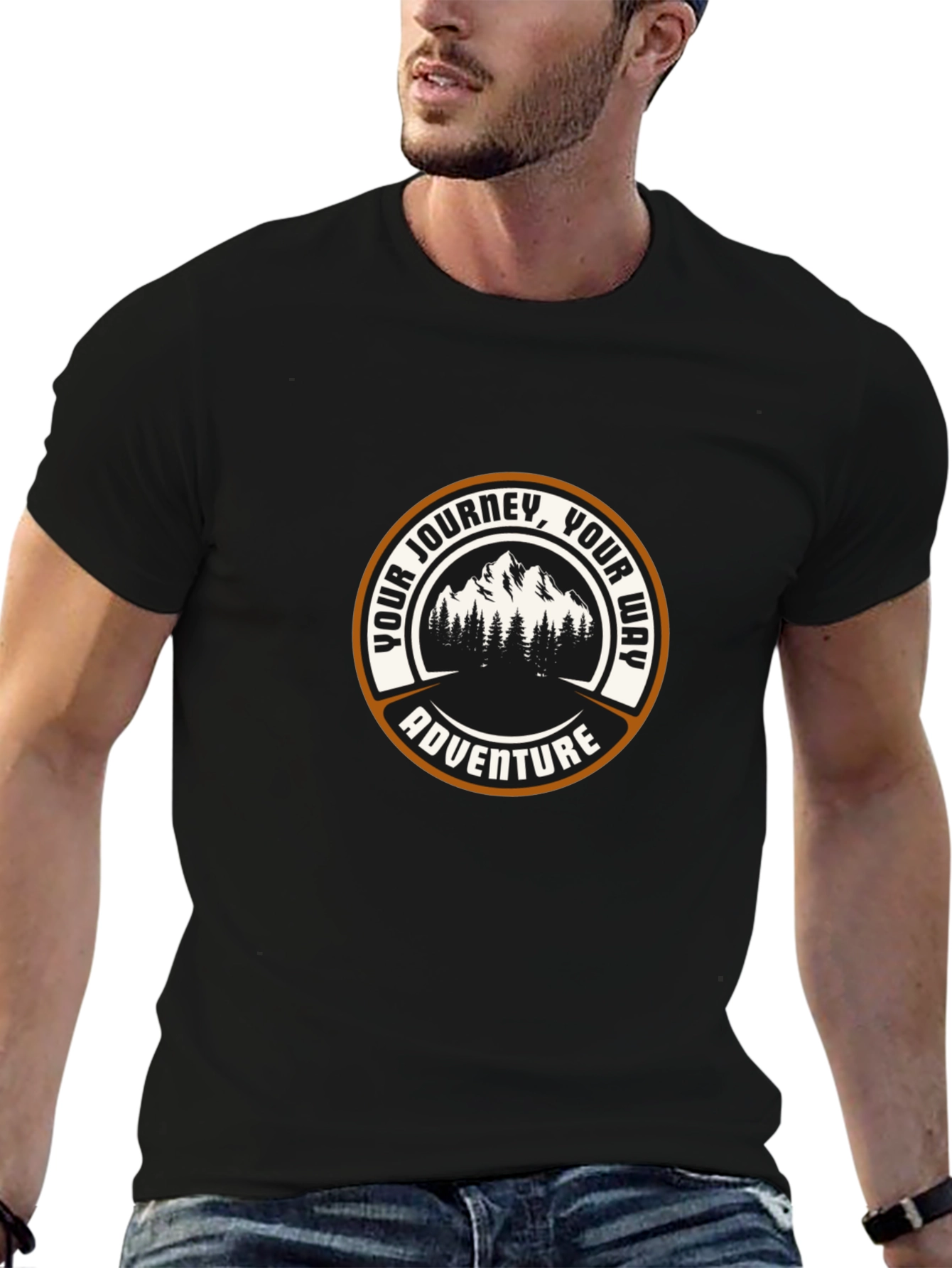 Adventure Awaits: Mens Graphic Tee