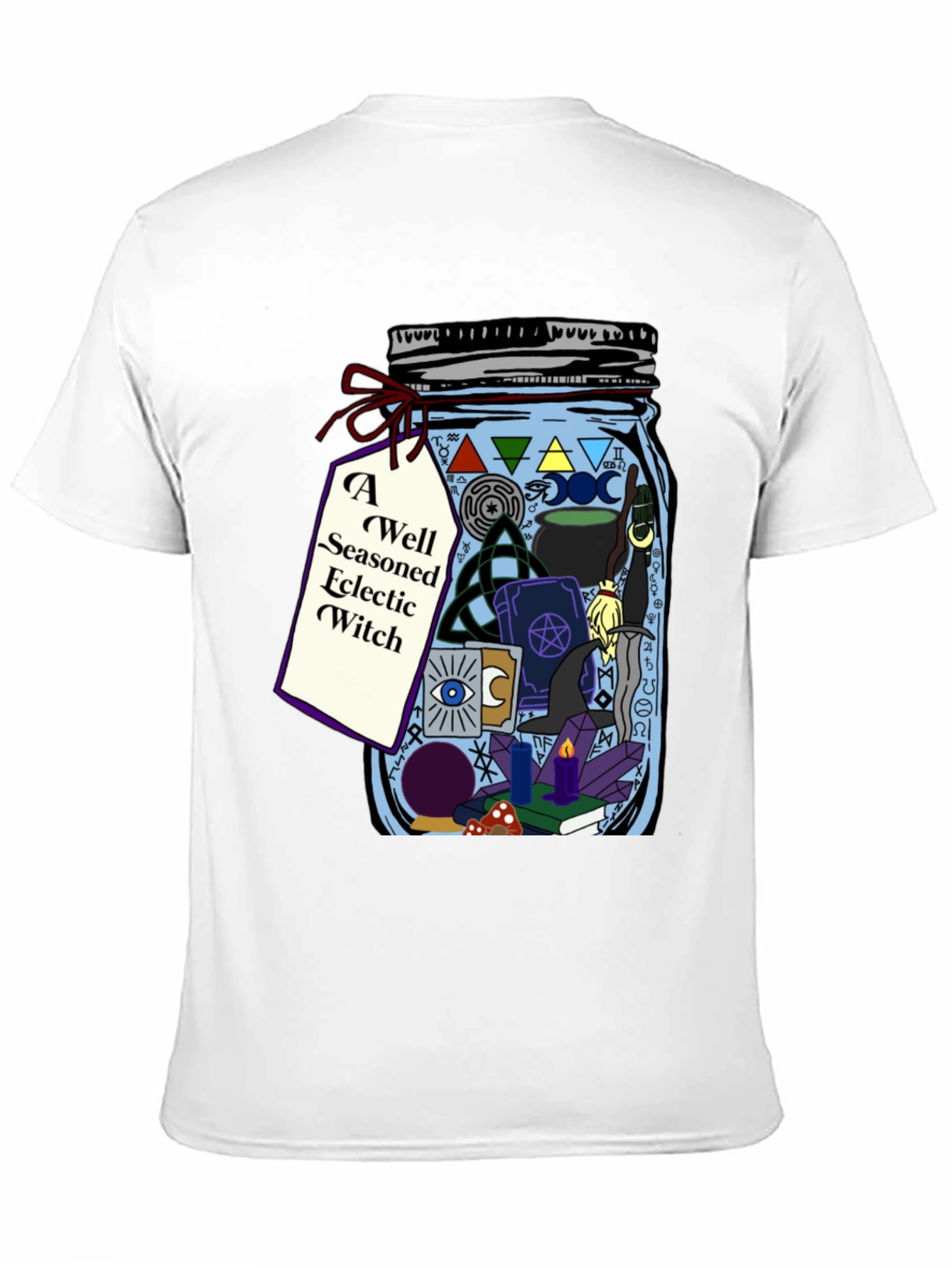 Eclectic Witch T-Shirt - Magic Jar Design