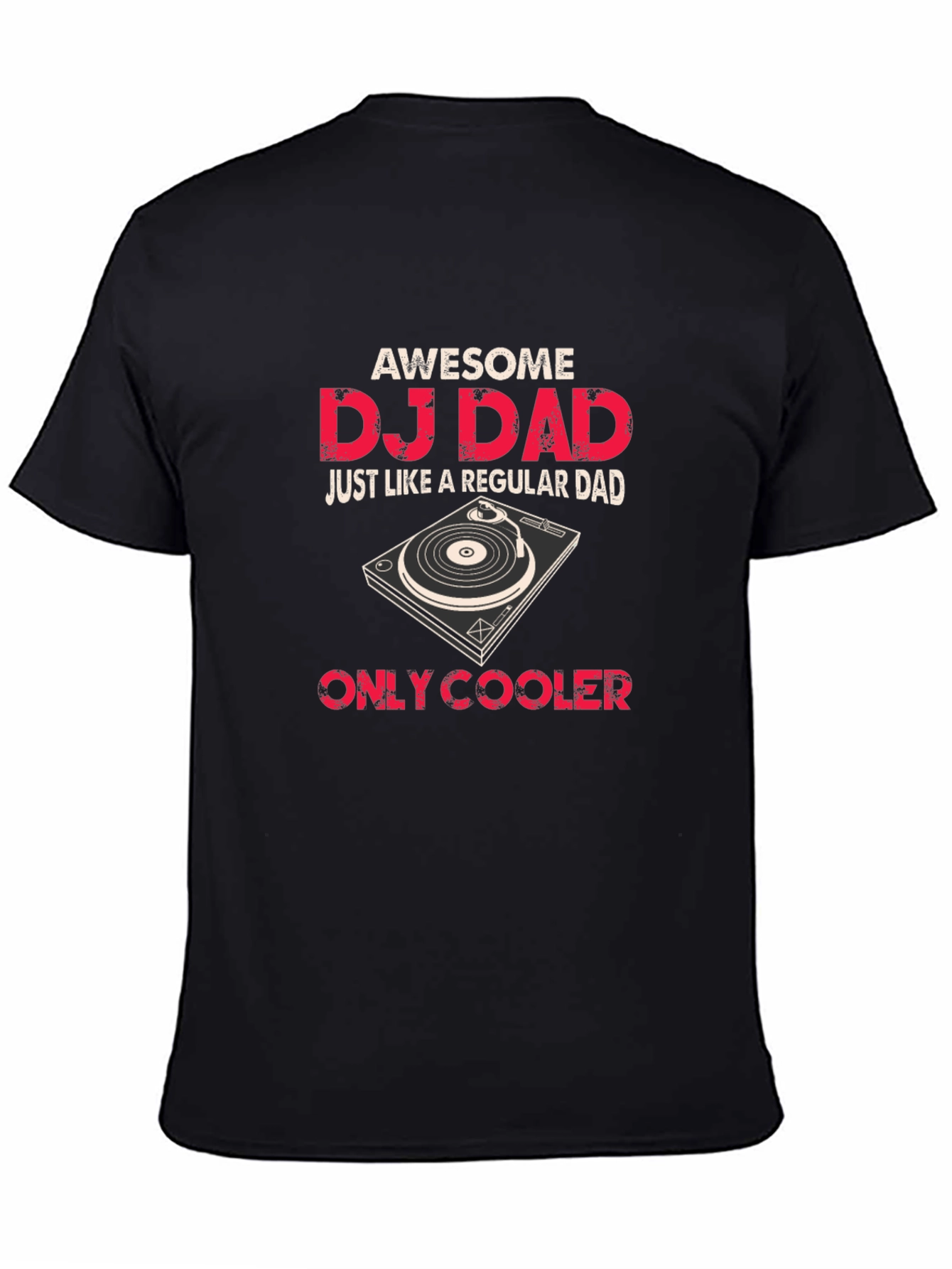 Awesome DJ Dad Graphic T-Shirt