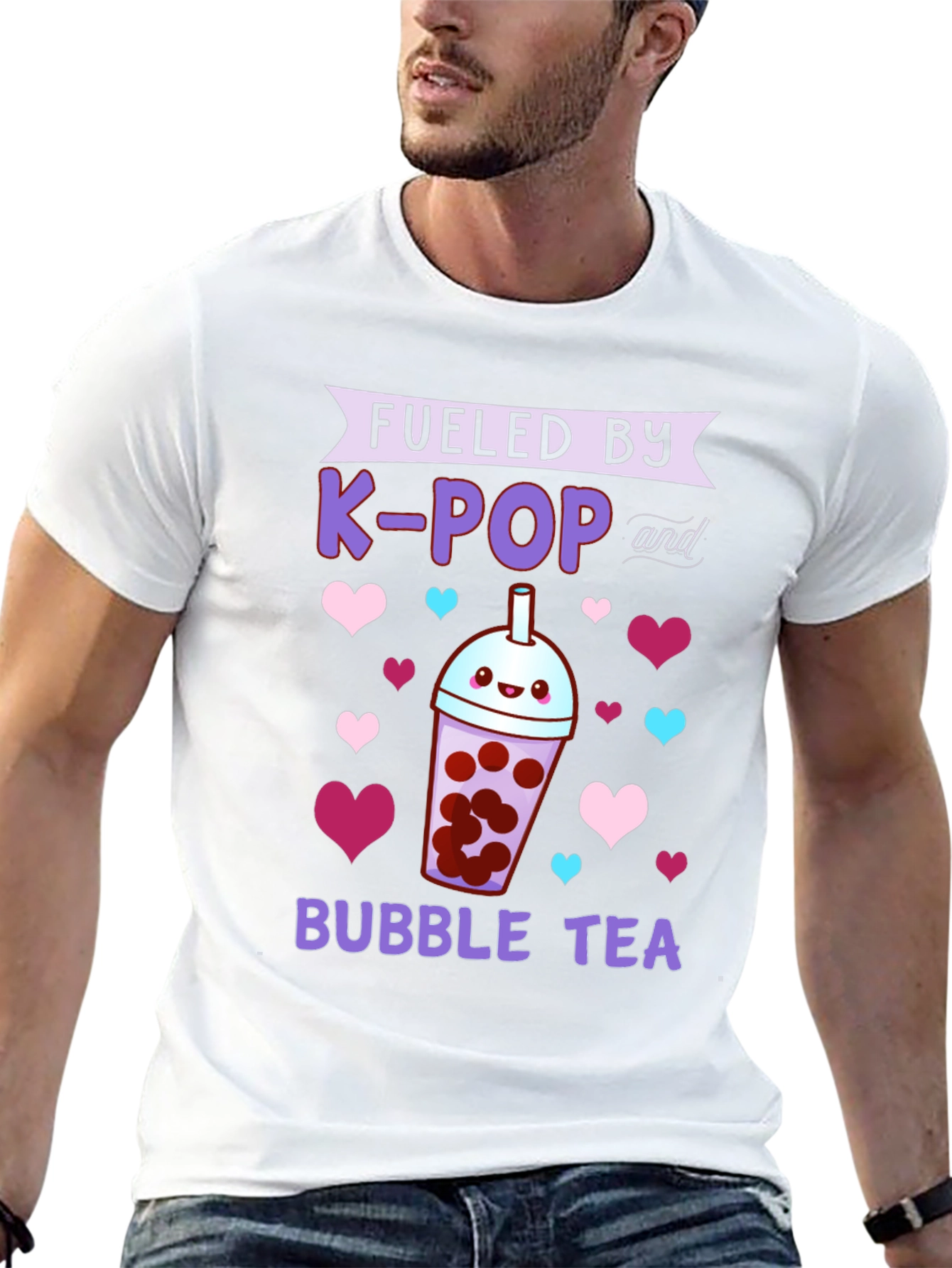 Fueled by K-POP and Bubble Tea T-Shirt