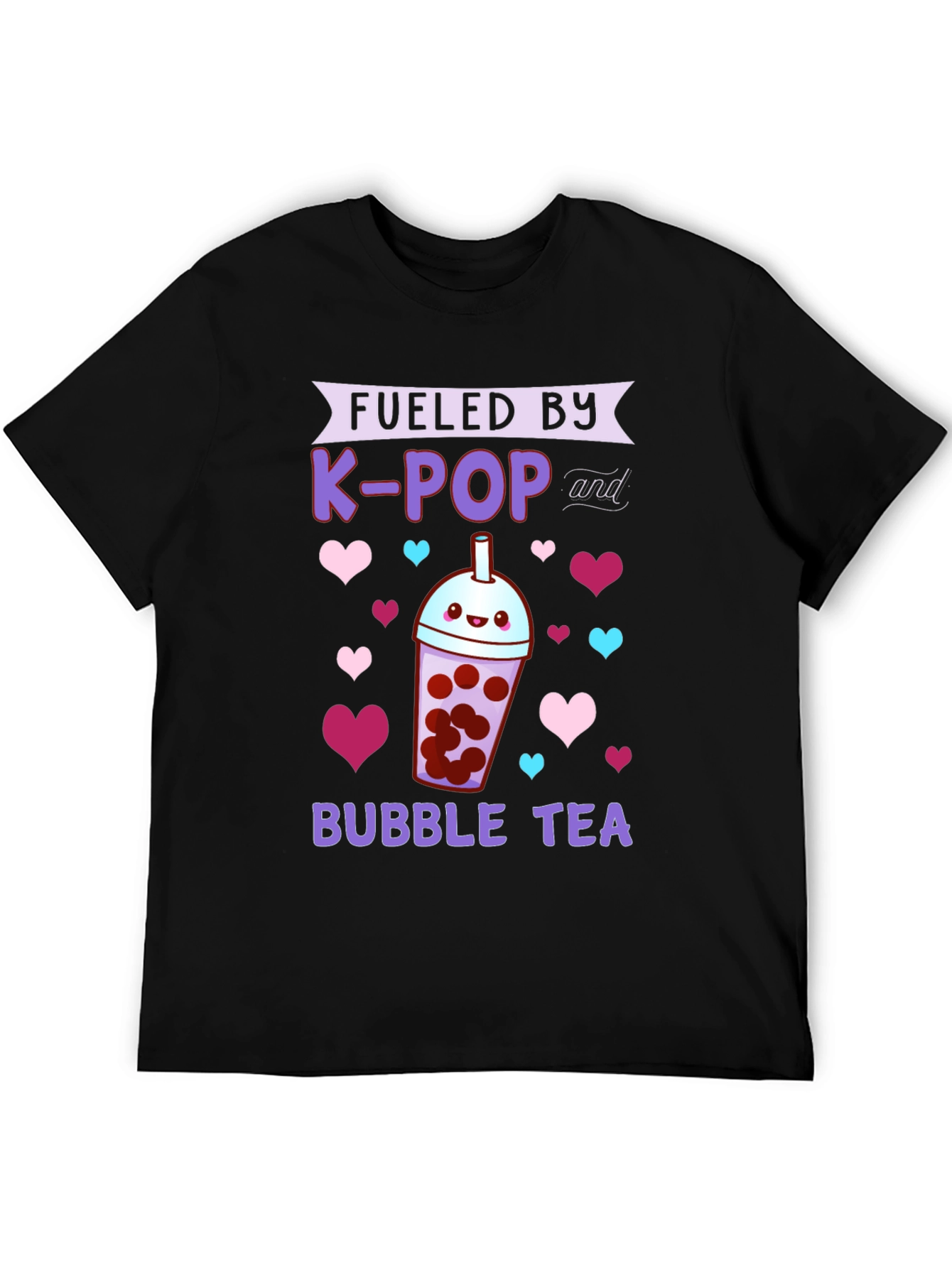 Fueled by K-POP and Bubble Tea T-Shirt