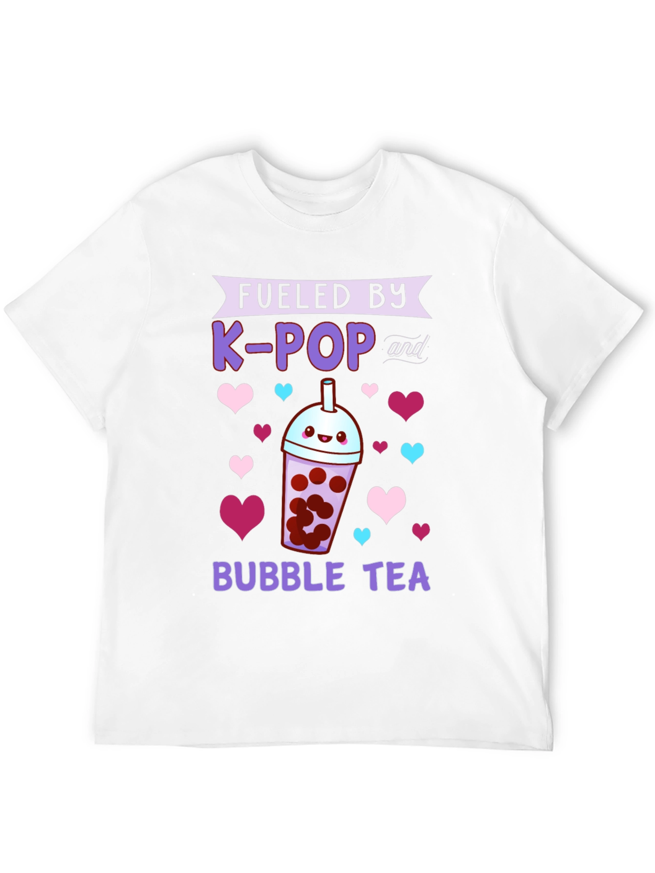 Fueled by K-POP and Bubble Tea T-Shirt