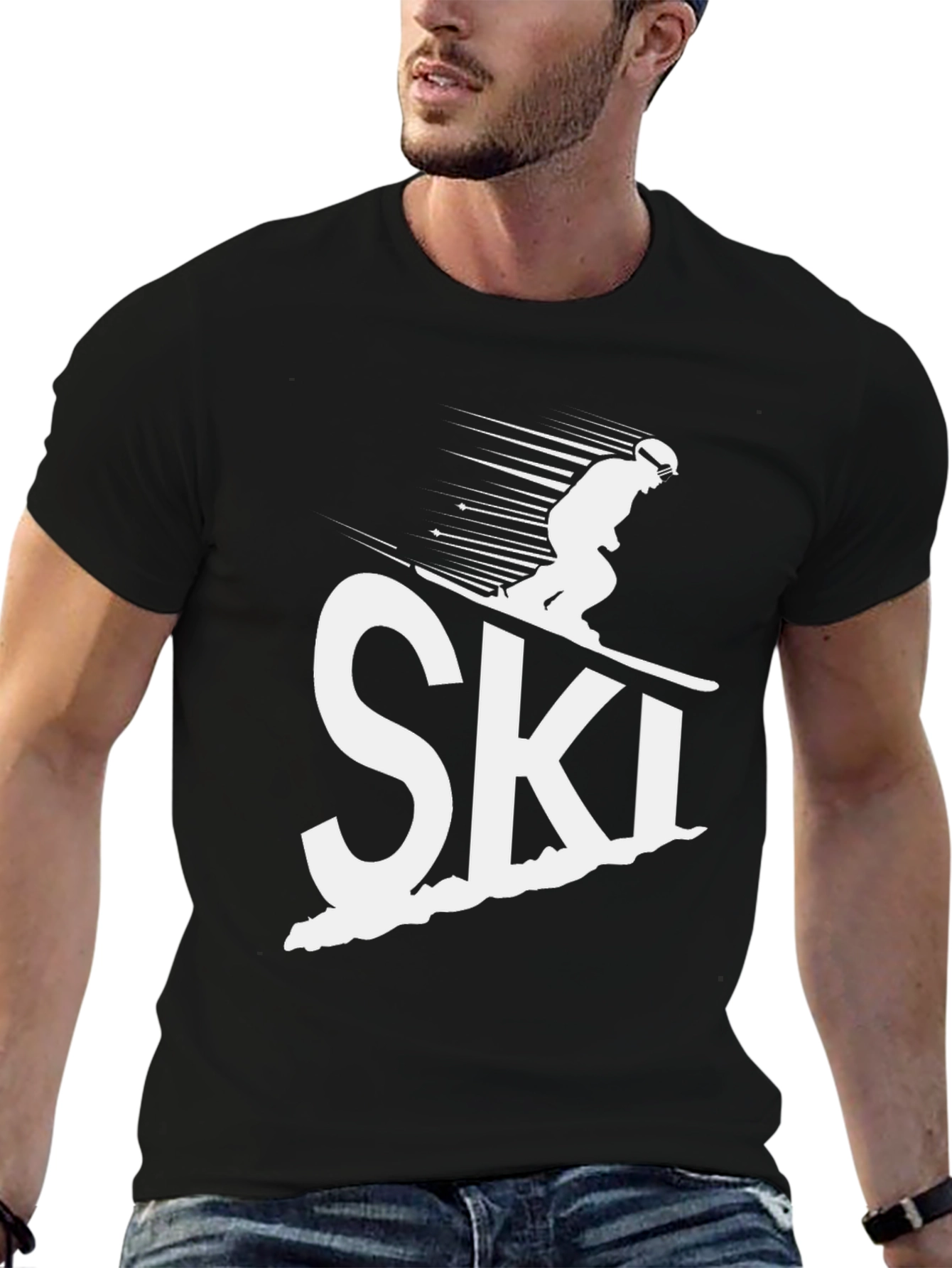 Ski T-Shirt: Sporty Tee for Winter Lovers