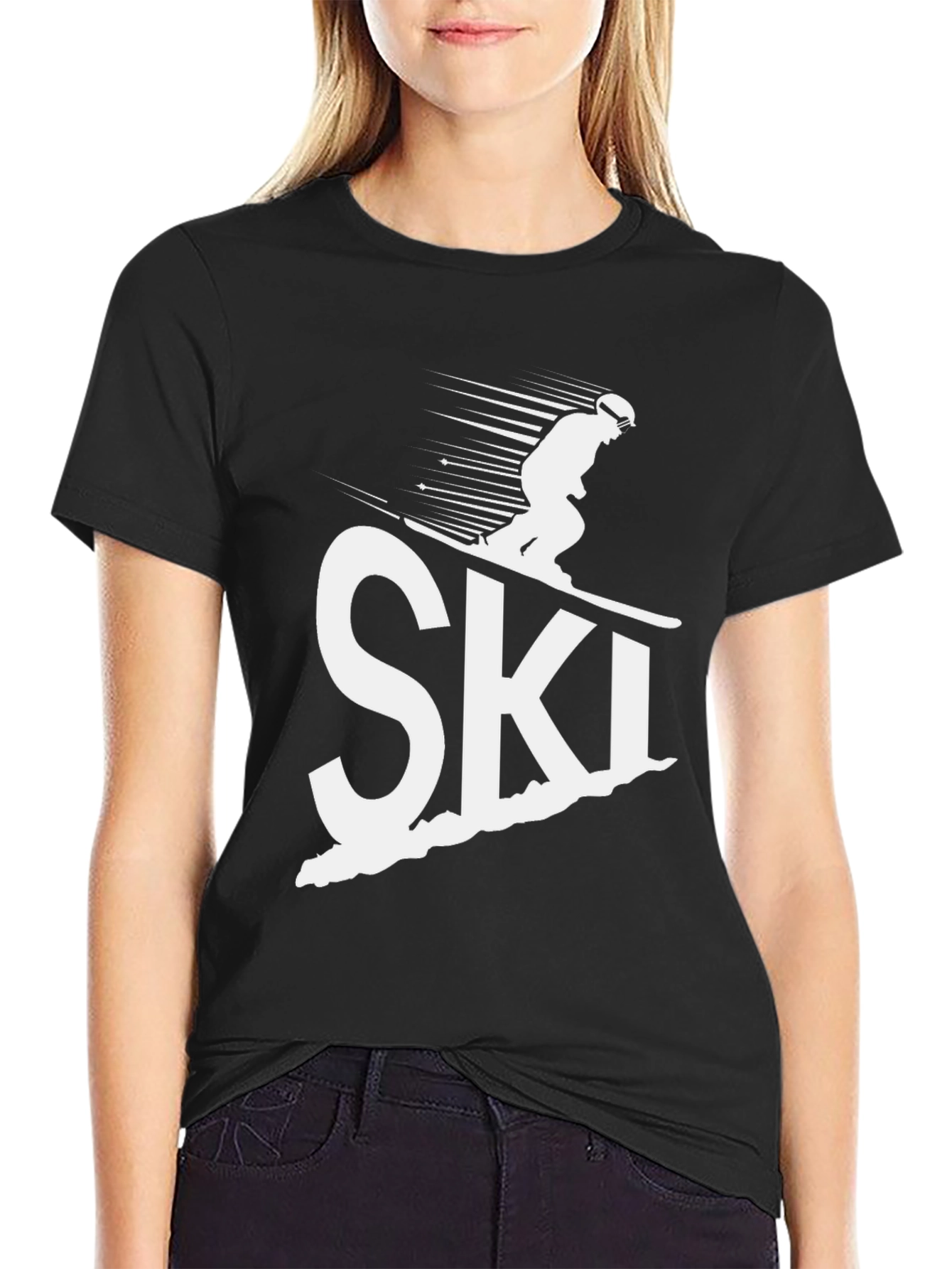 Ski T-Shirt: Sporty Tee for Winter Lovers