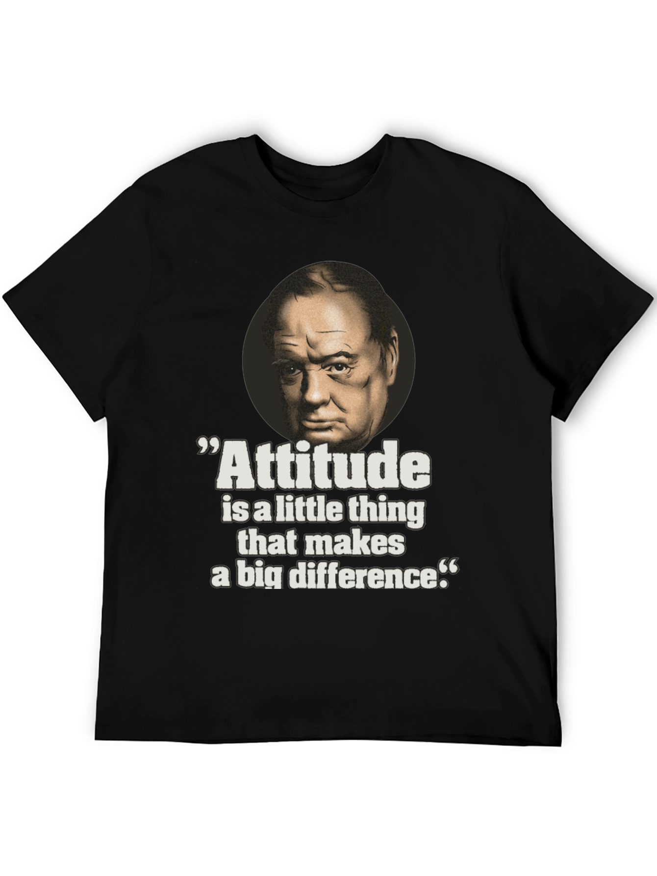 Attitude Quote Graphic T-Shirt