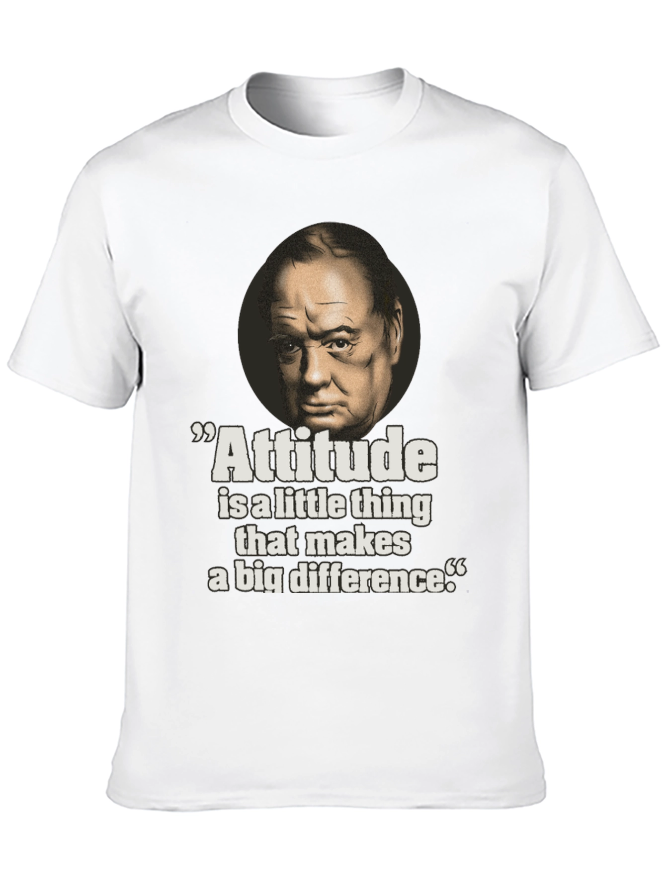 Attitude Quote Graphic T-Shirt