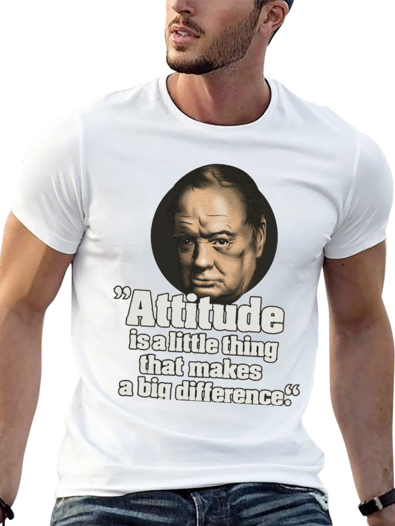 Attitude Quote Graphic T-Shirt