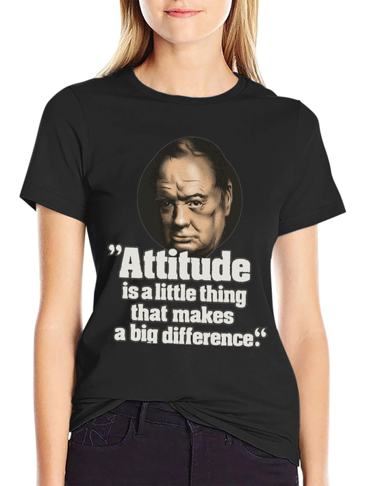 Attitude Quote Graphic T-Shirt