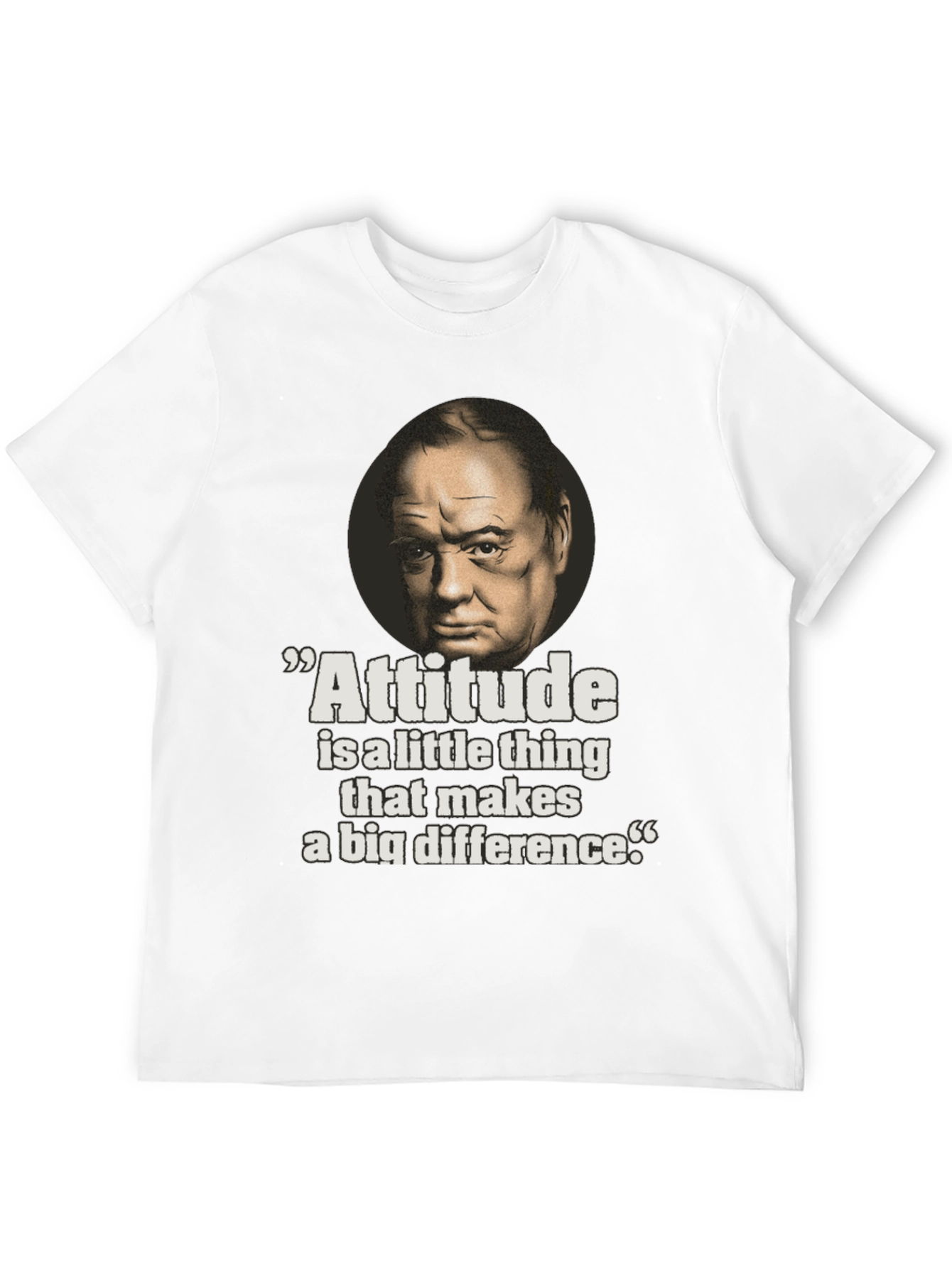 Attitude Quote Graphic T-Shirt