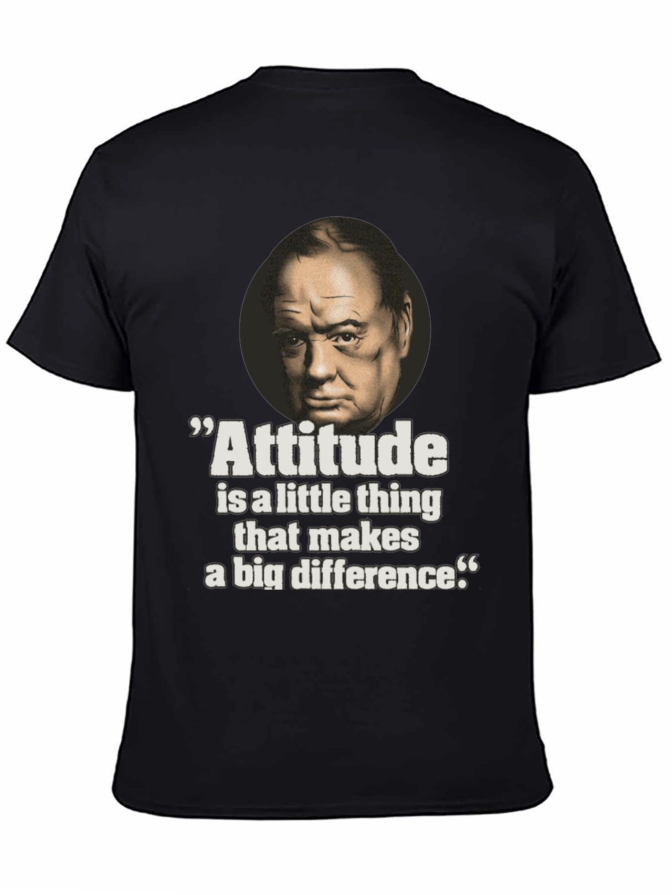 Attitude Quote Graphic T-Shirt