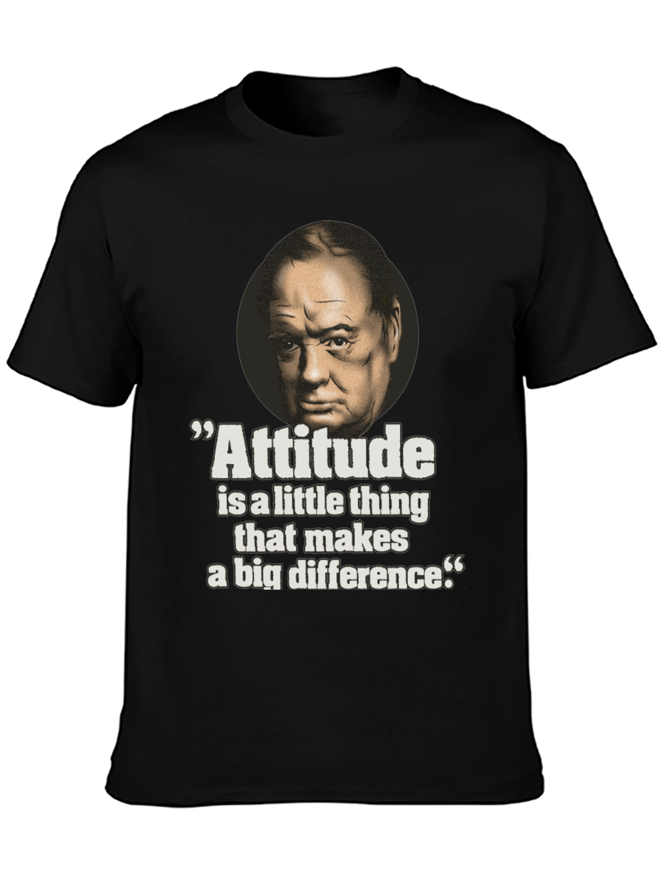 Attitude Quote Graphic T-Shirt