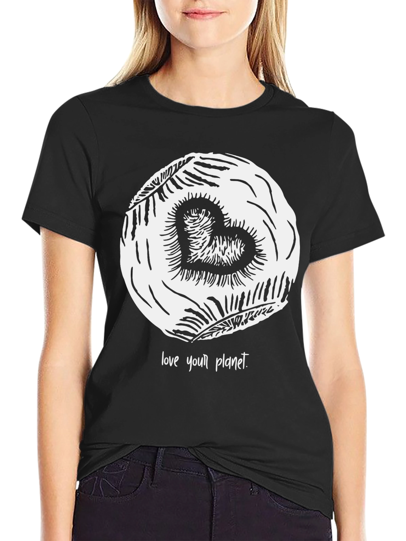 Love Your Planet Graphic Tee - Eco Friendly T-Shirt