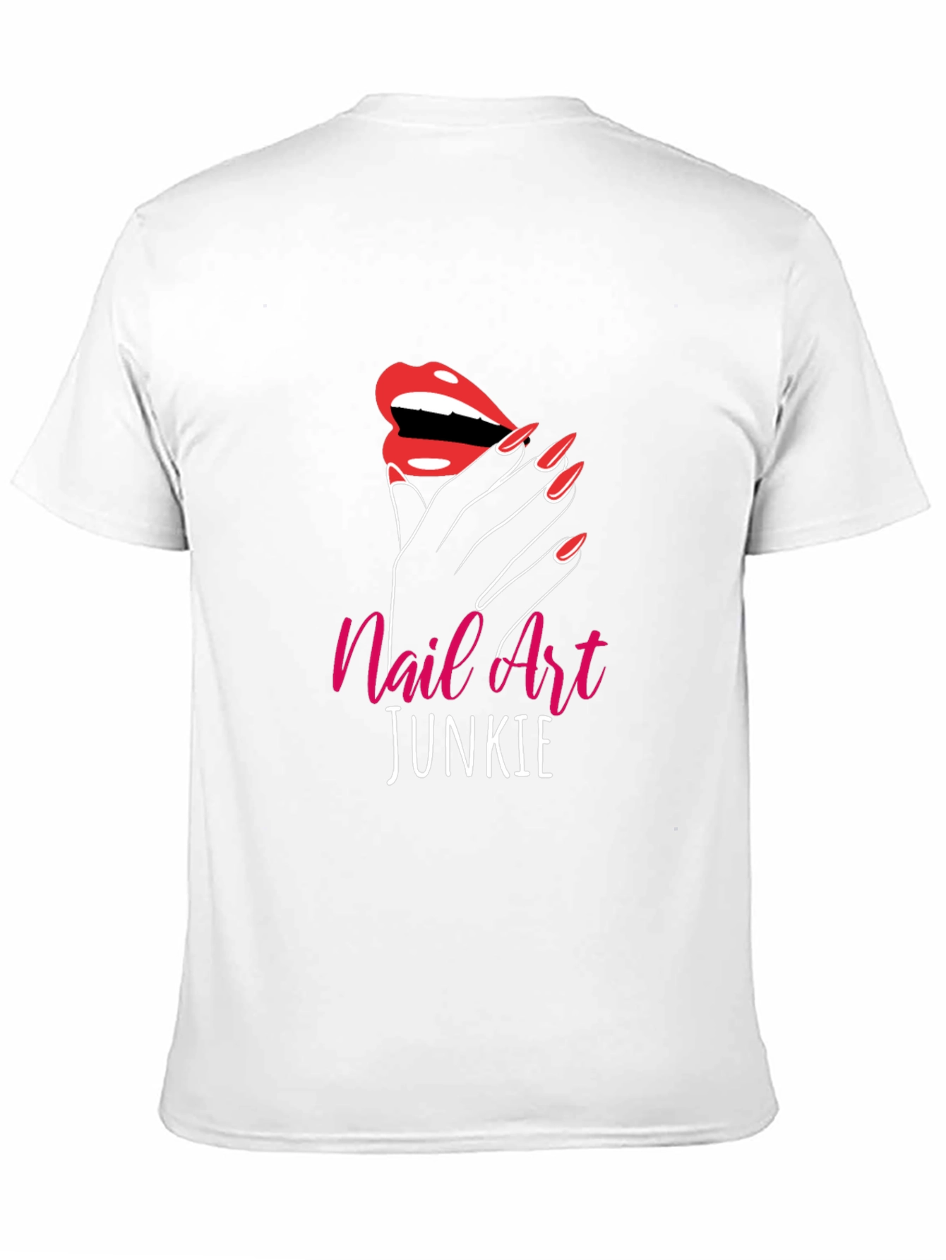 Nail Art Junkie Black Graphic Tee
