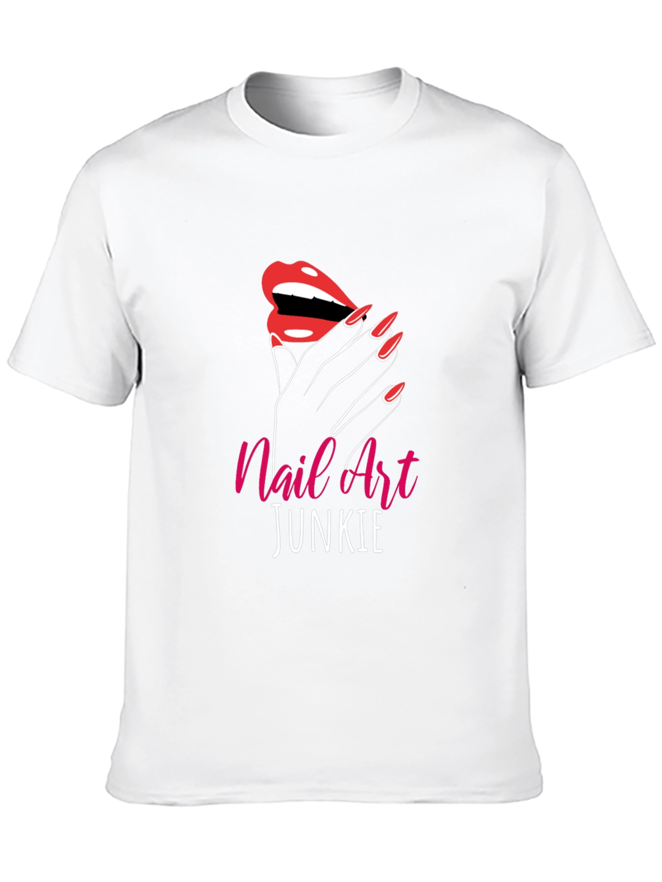 Nail Art Junkie Black Graphic Tee