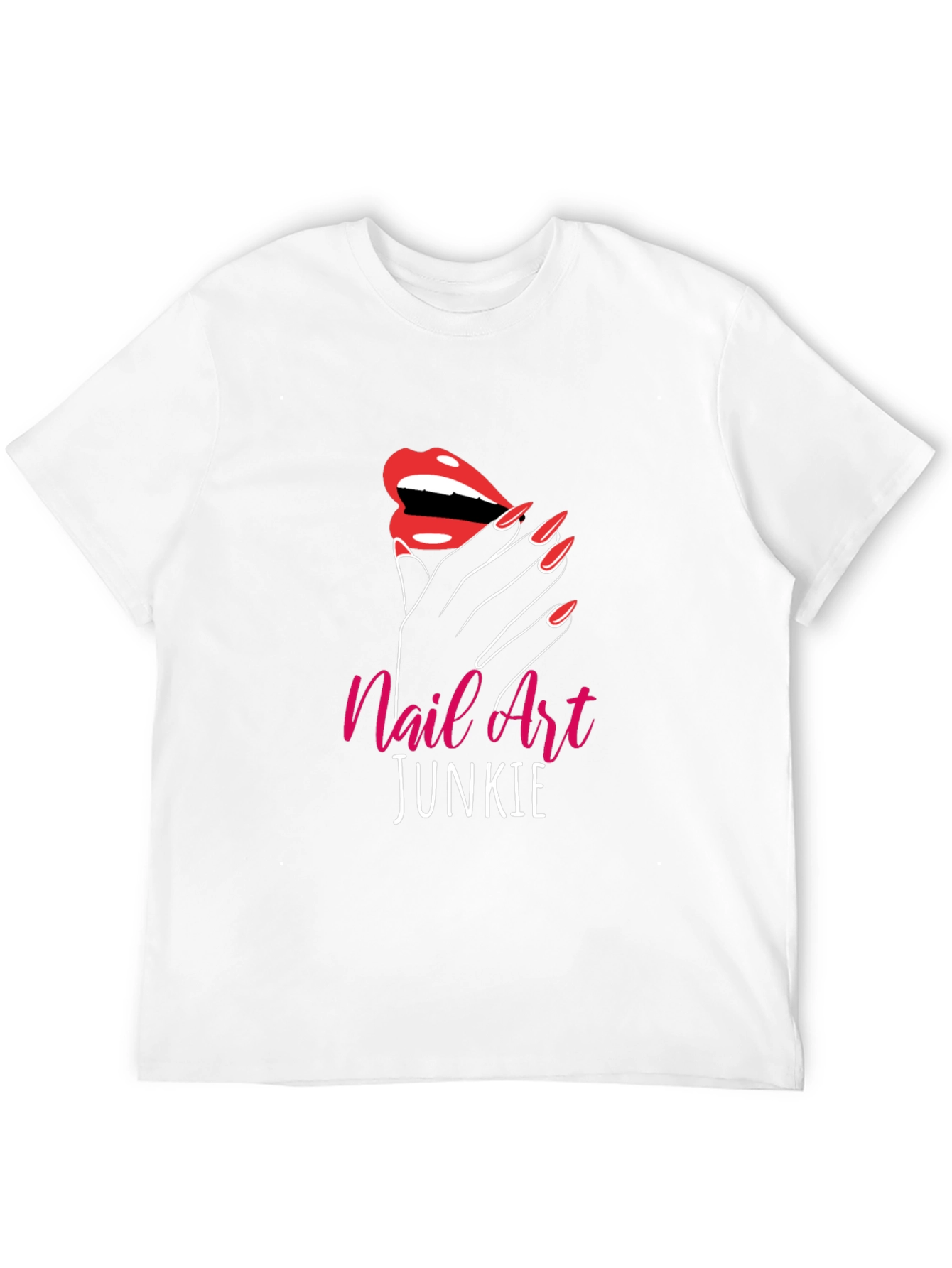 Nail Art Junkie Black Graphic Tee